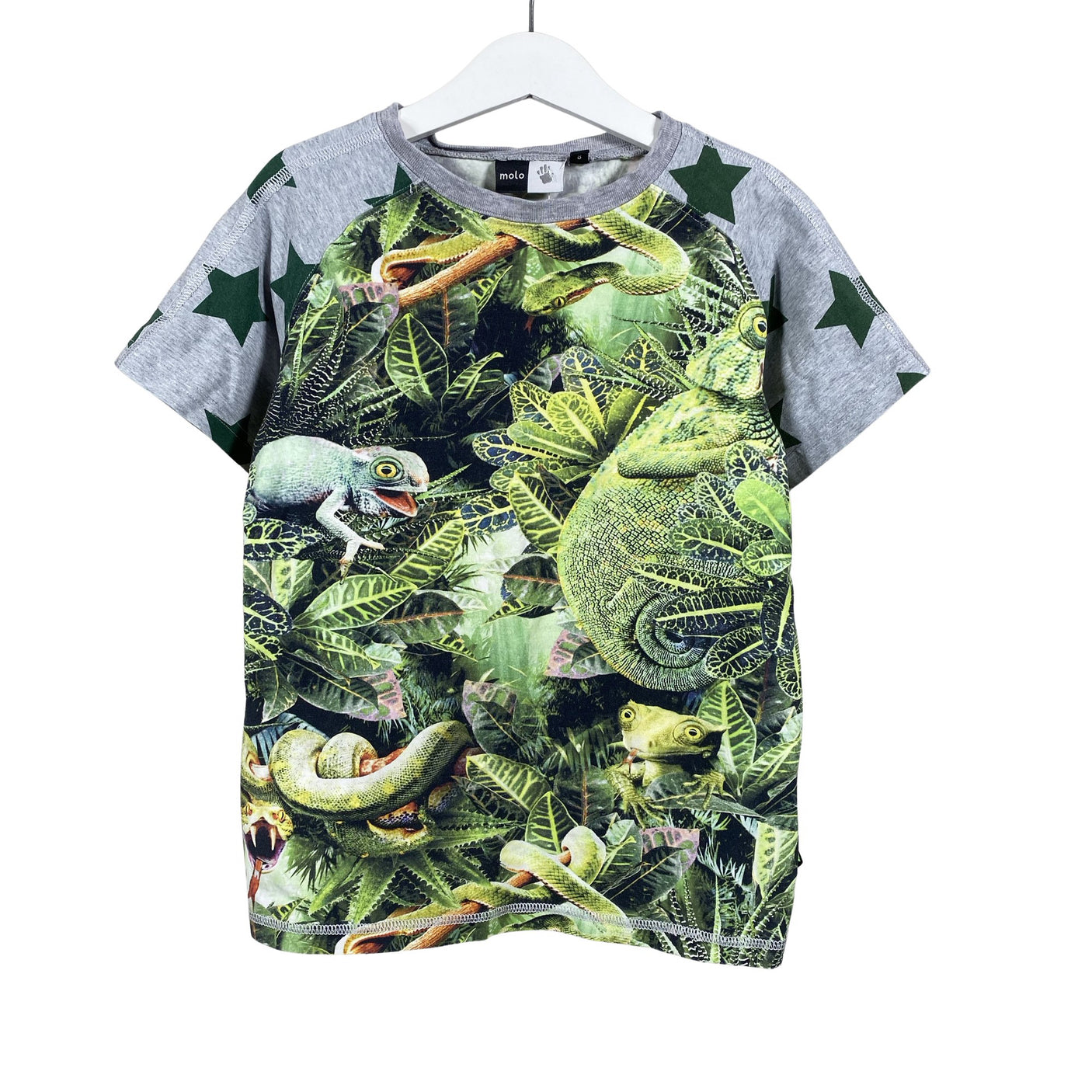 Unisex Molo Kids - T-shirt, size 122 - 128 - Gray (1)