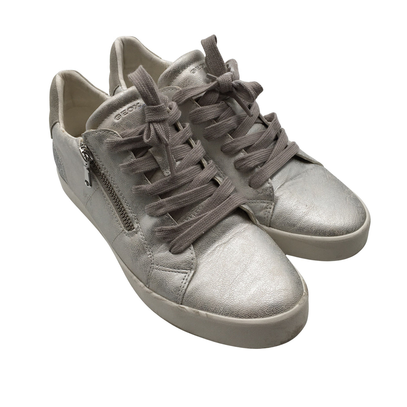 Unisex Geox - Casual sneakers, size 38 - Silver (2)