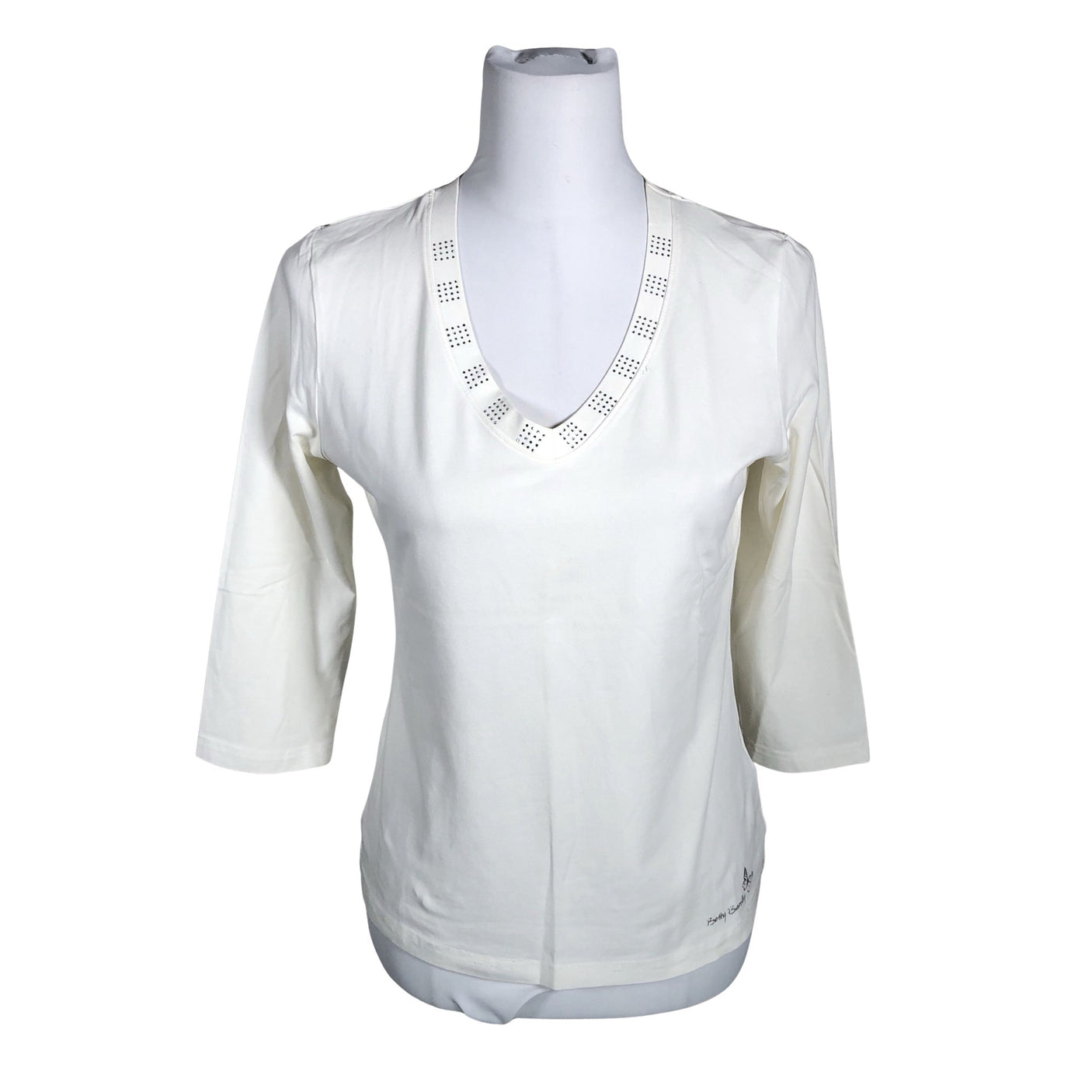 Unisex Betty Barclay - Tricot shirt, size 38 - White (1)