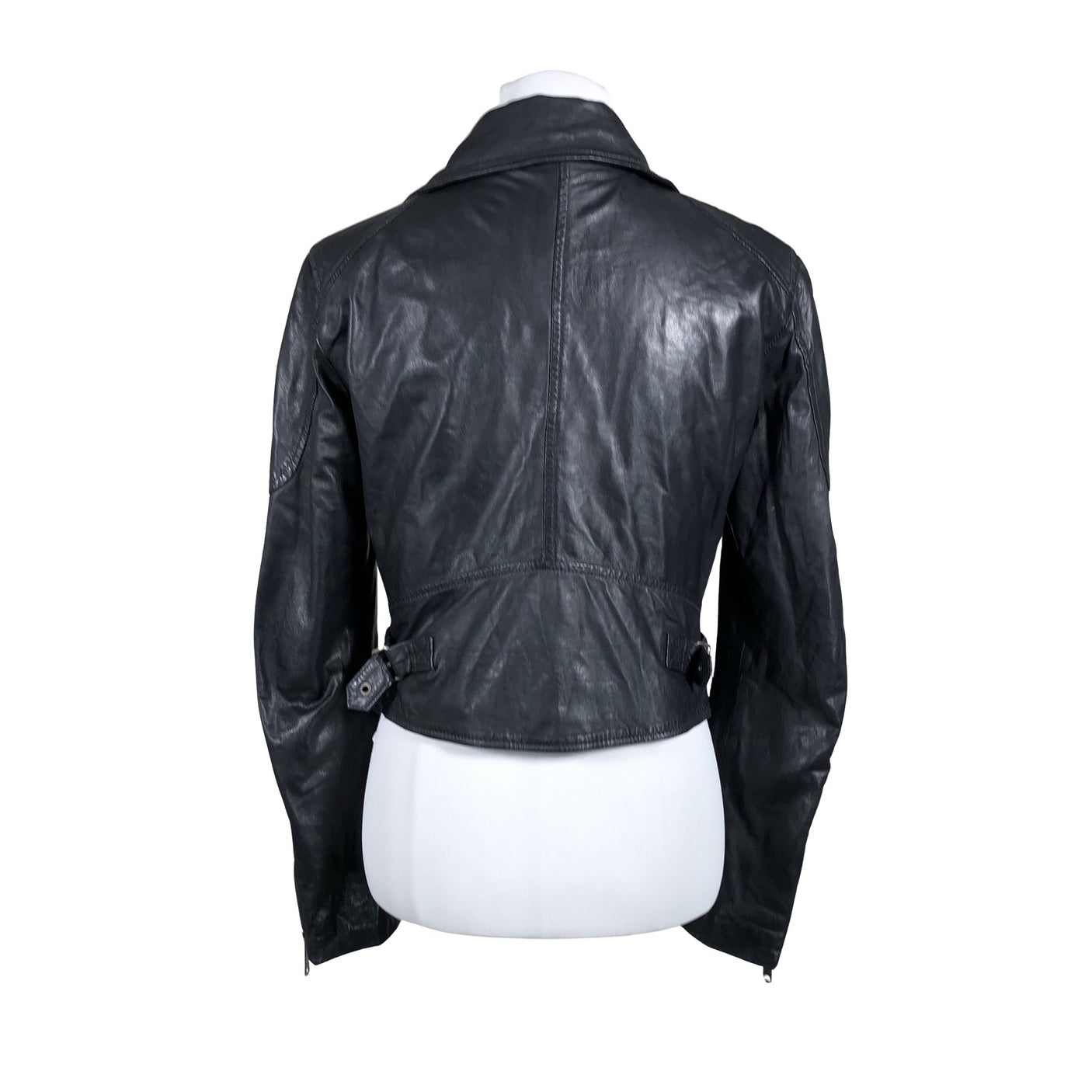 Unisex Diesel - Leather jacket, size 36 - Black (3)