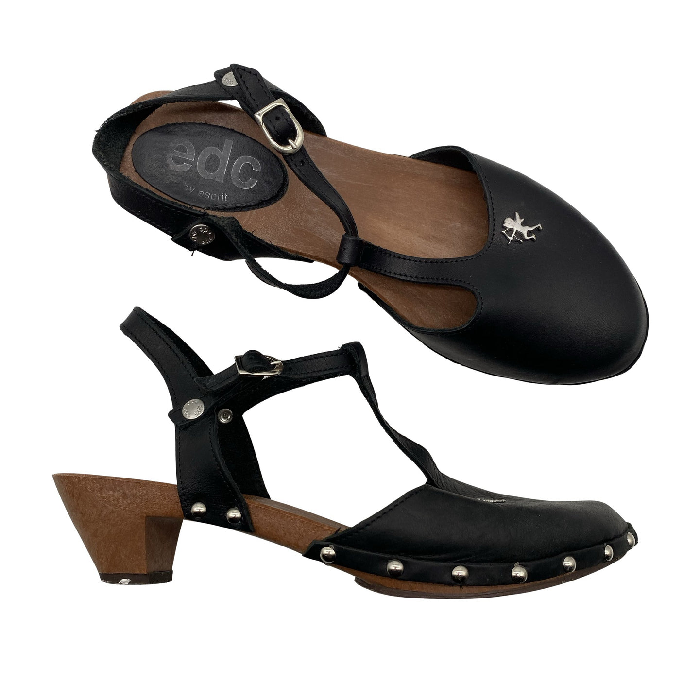 Unisex EDC by Esprit - Heeled sandals, size 39 - Black (1)