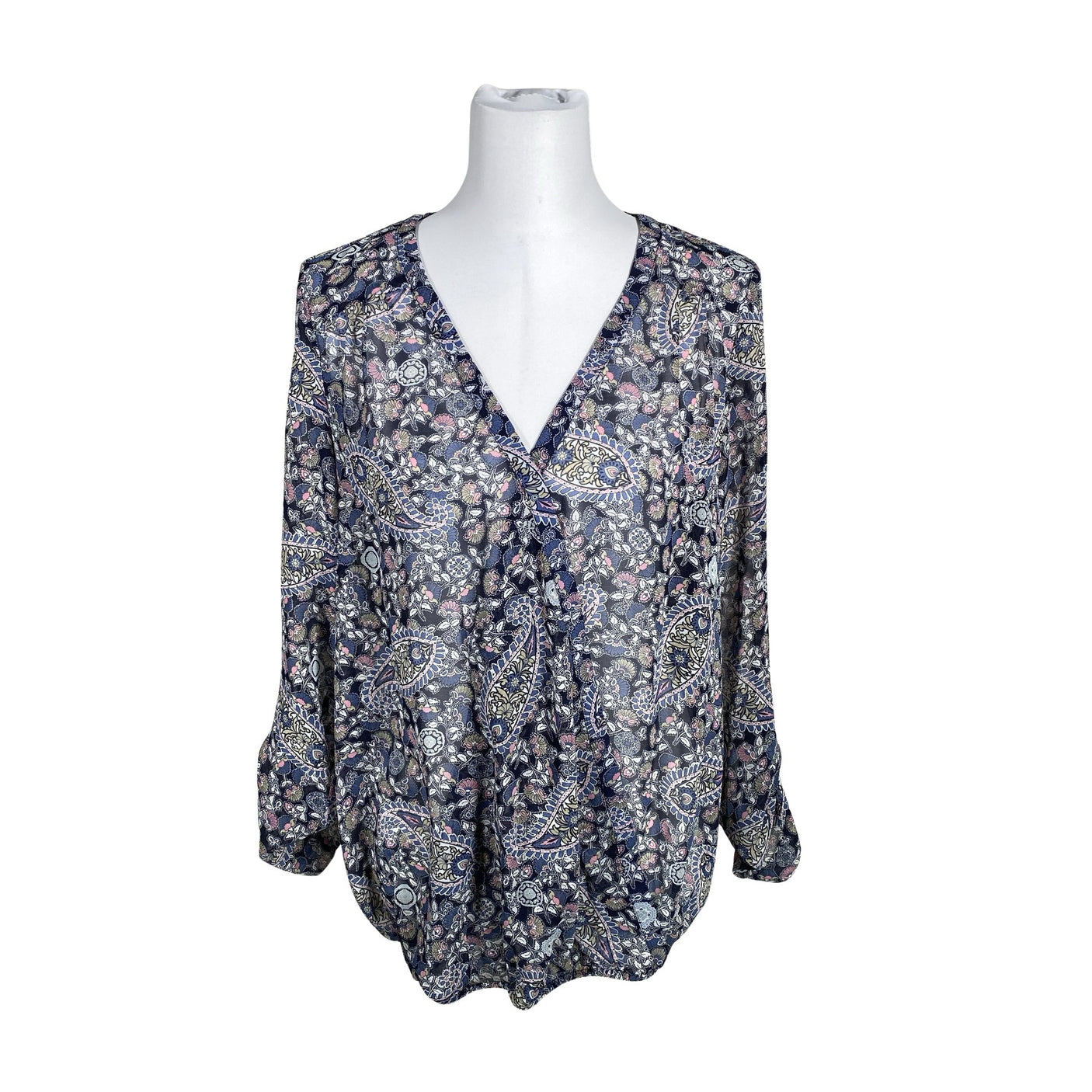 Unisex Esprit - Blouse, size 38 - Blue (1)