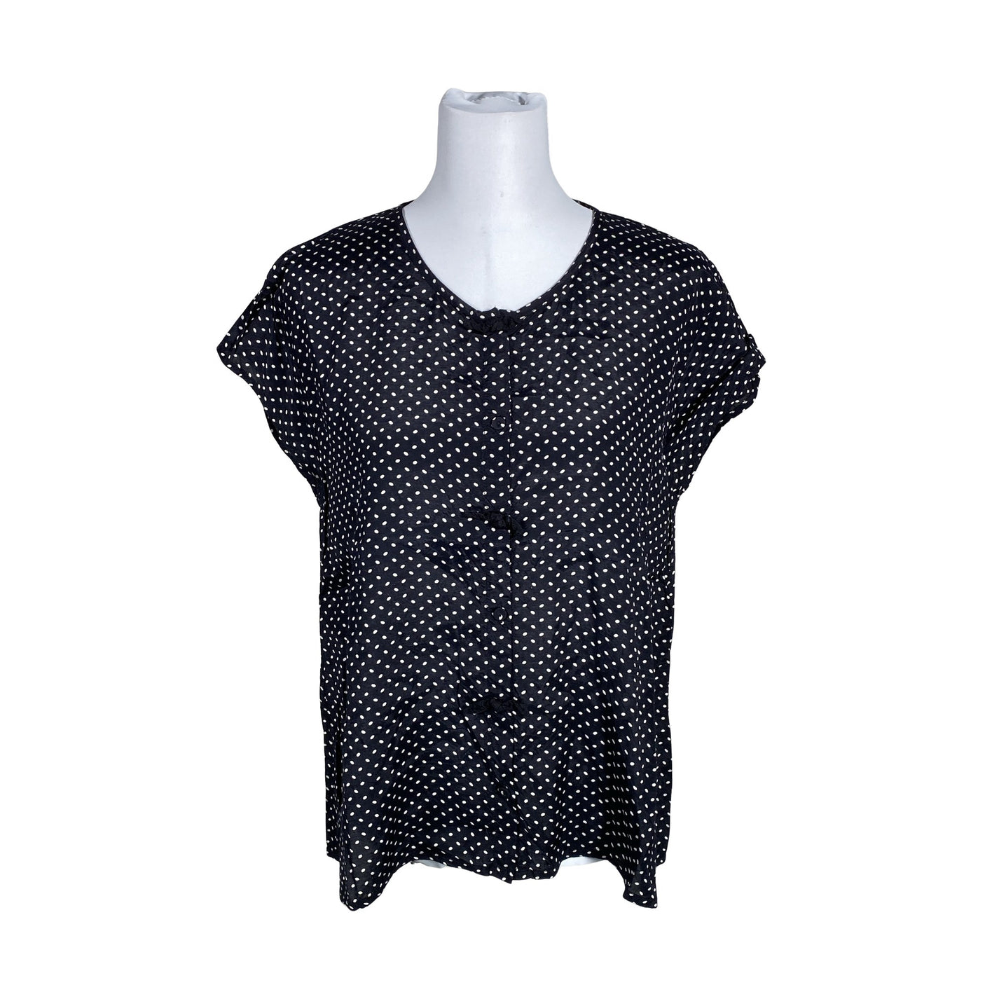 Unisex The Masai - Short-sleeved blouse, size 40 - Black (1)