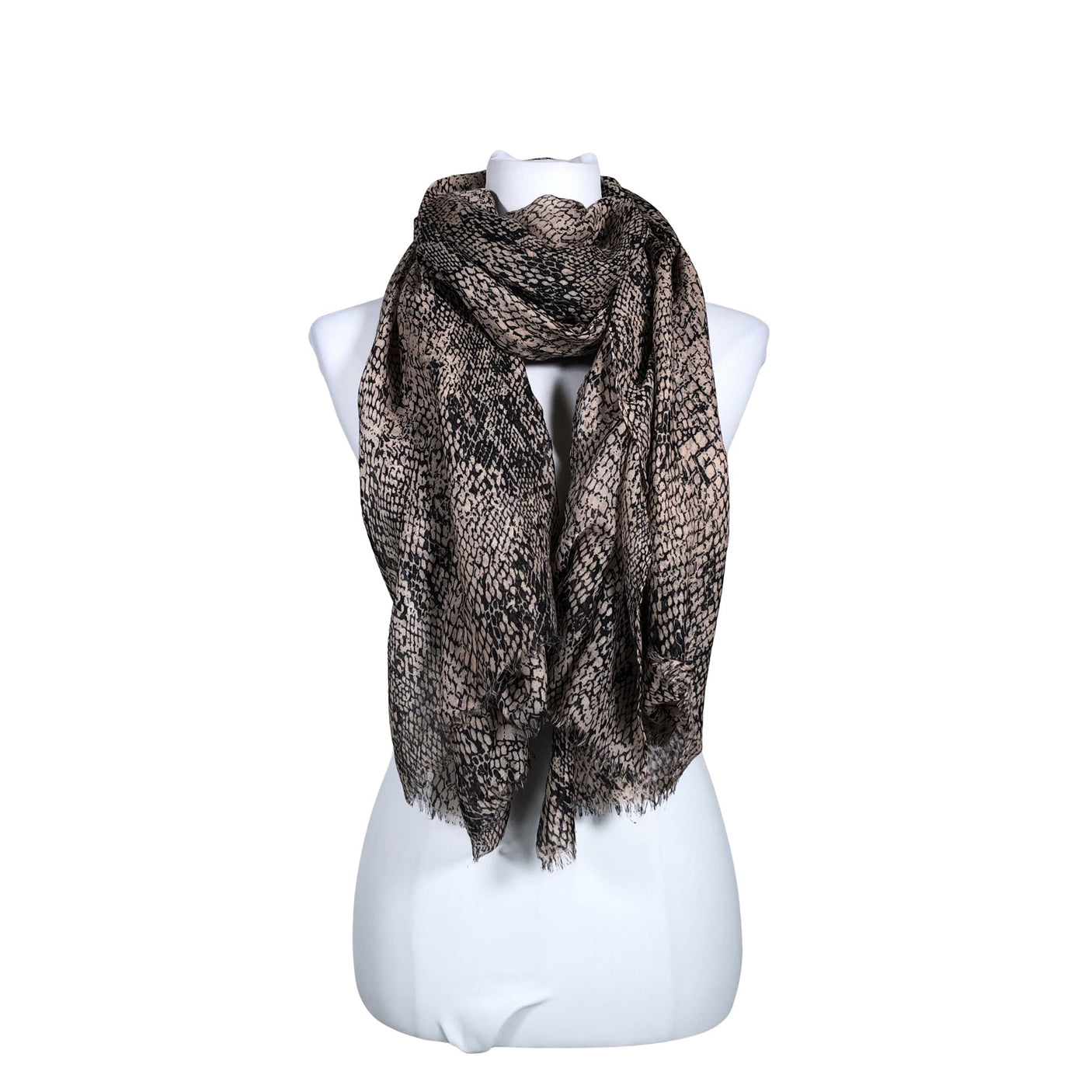 Unisex Lindex - Scarf, size Midi - Brown (1)