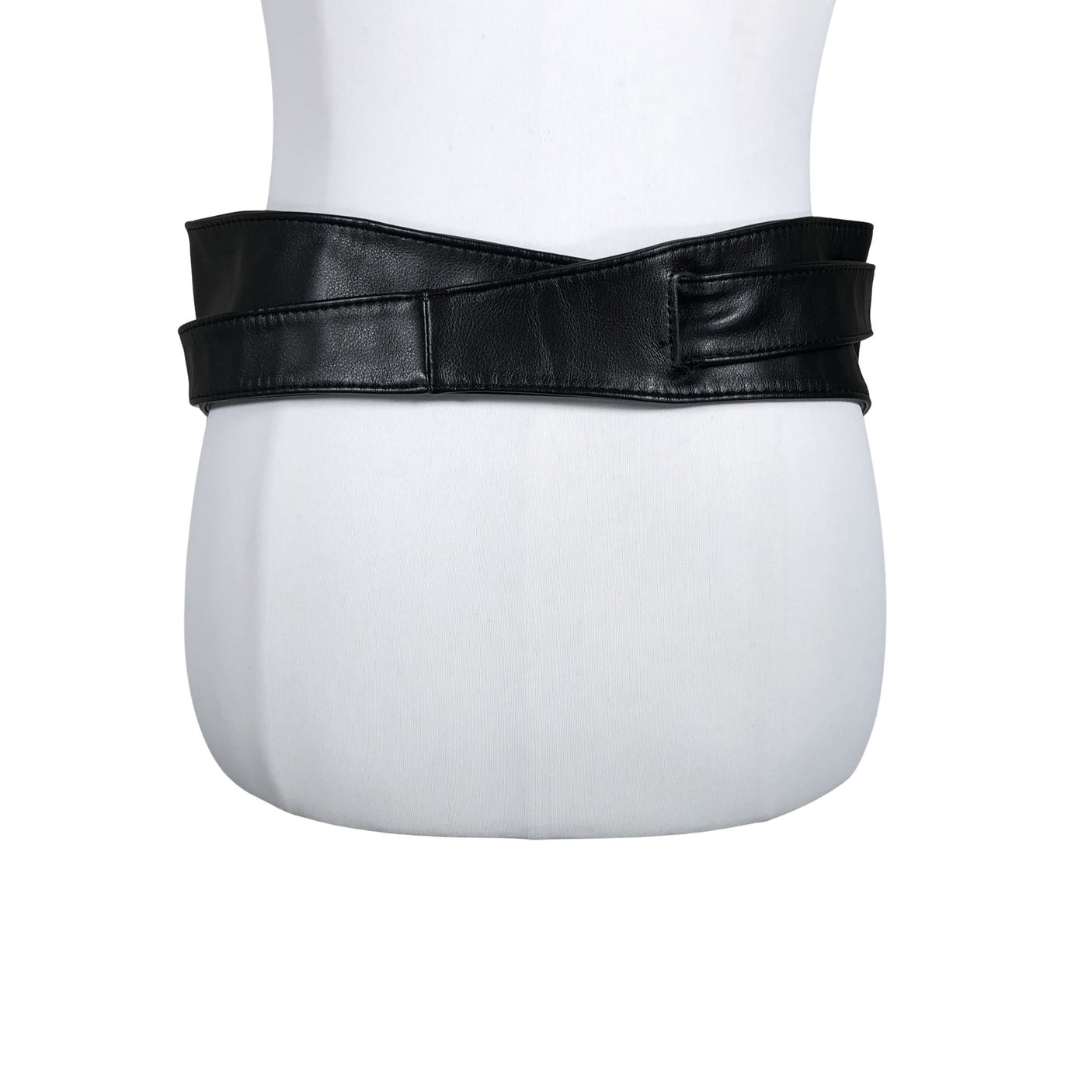 Unisex Anna Field - Leather belt, size Ei kokoa - Black (2)