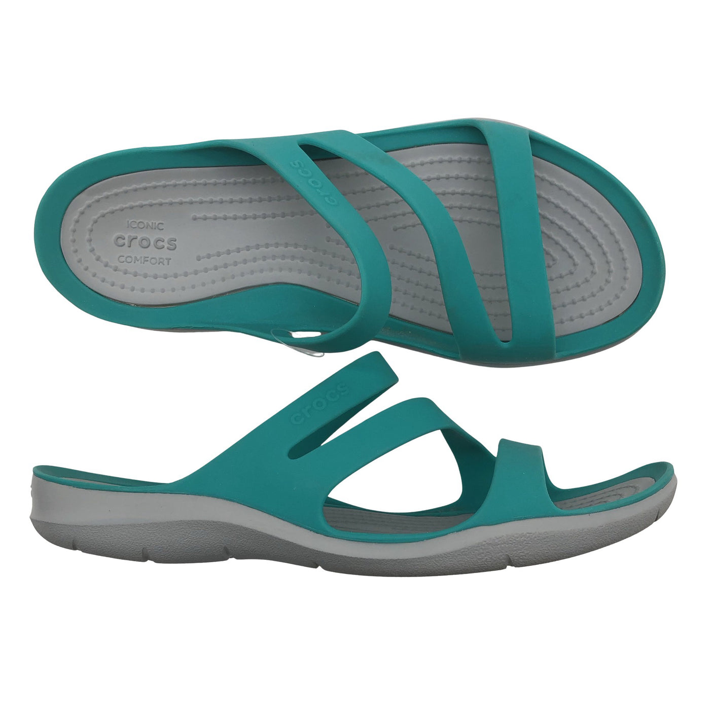 Unisex Crocs - Sandals, size 37 - Green (1)