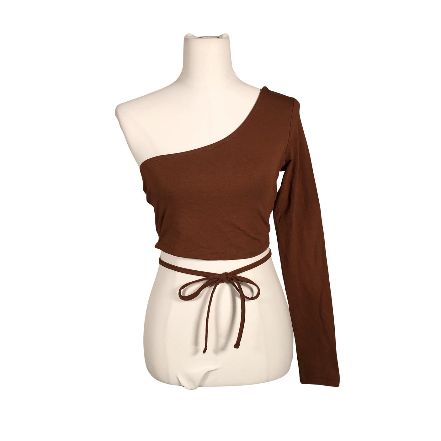 Unisex Na-KD - Tricot shirt, size 38 - Brown (1)
