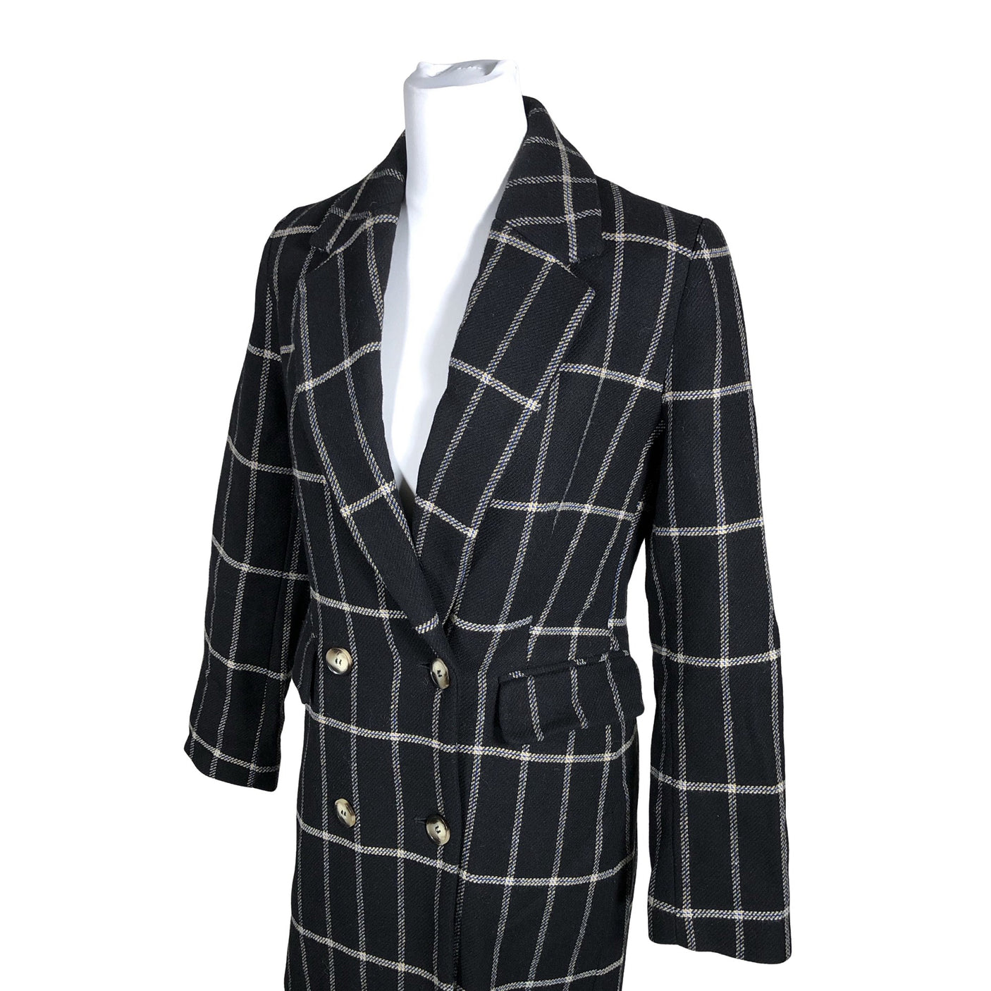 Unisex Ivy & Oak - Wool coat, size 36 - Black (3)