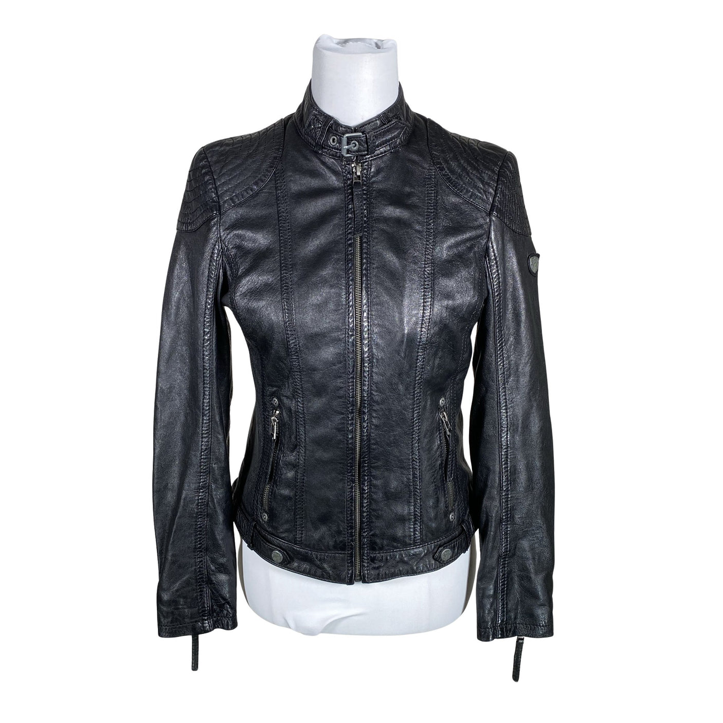 Unisex Gipsy - Leather jacket, size 36 - Black (1)