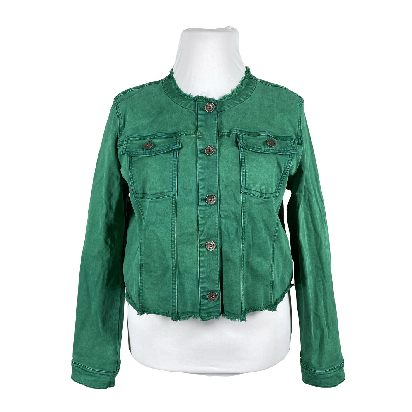 Unisex Taifun - Denim jacket, size 46 - Green (1)