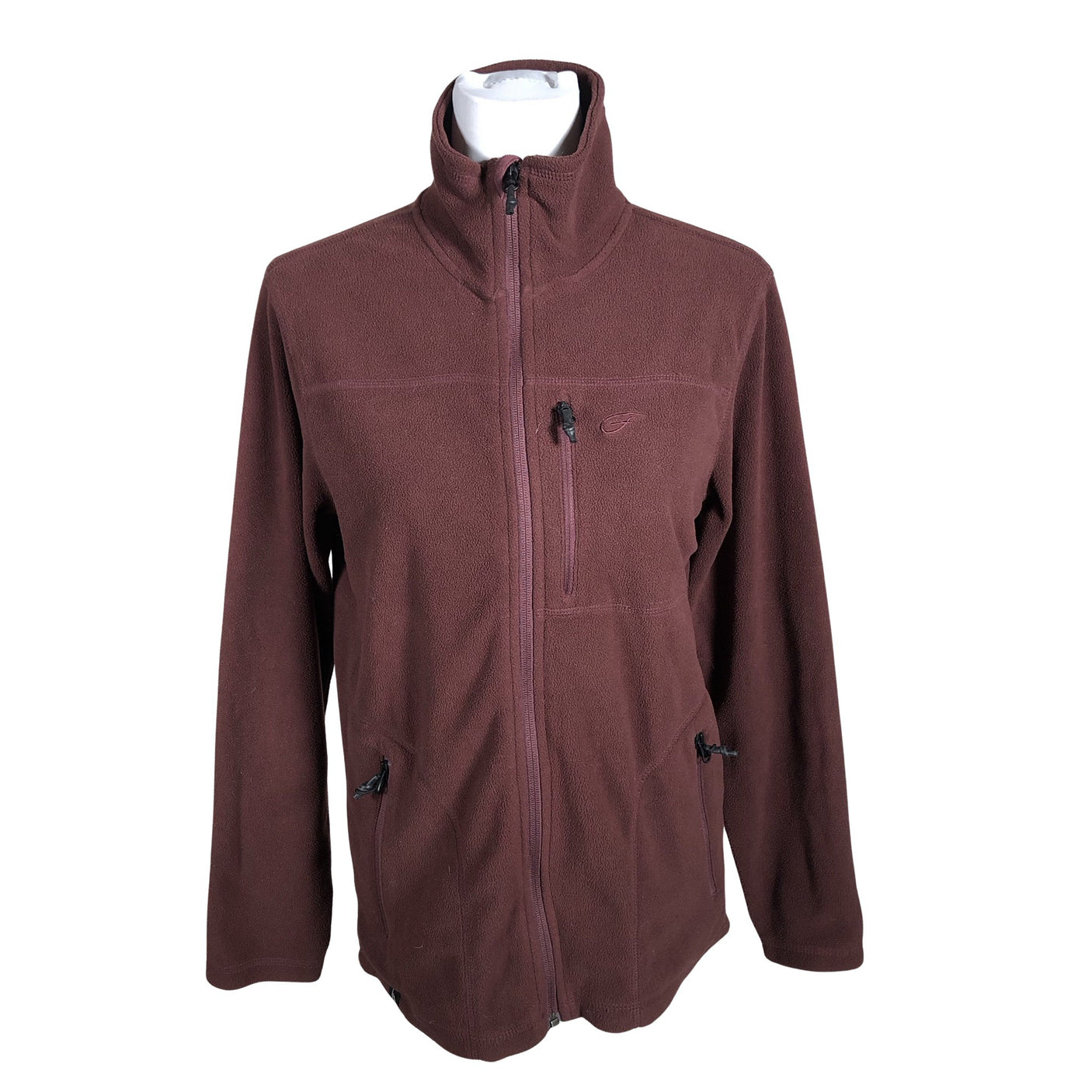 Unisex Five seasons - Fleece jacket, size 38 - Wine red (1)