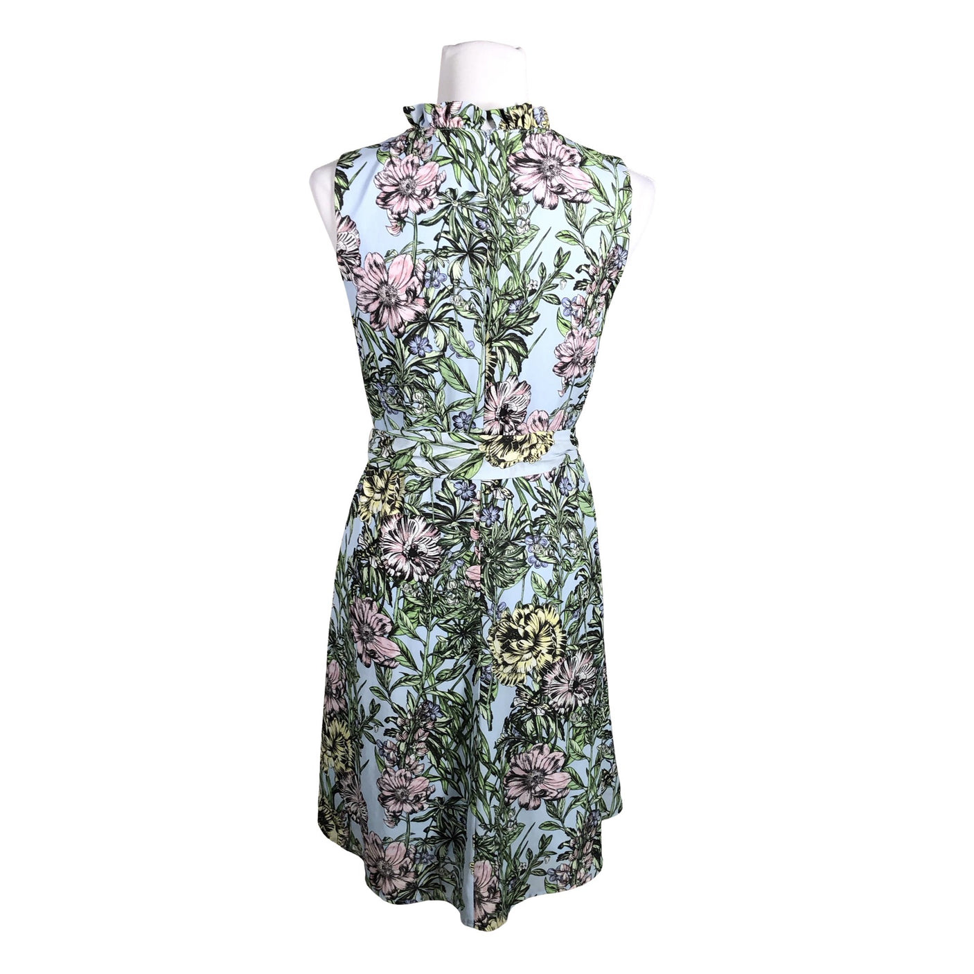 Unisex Lindex - Schiffon dress, size 38 - Light blue (2)