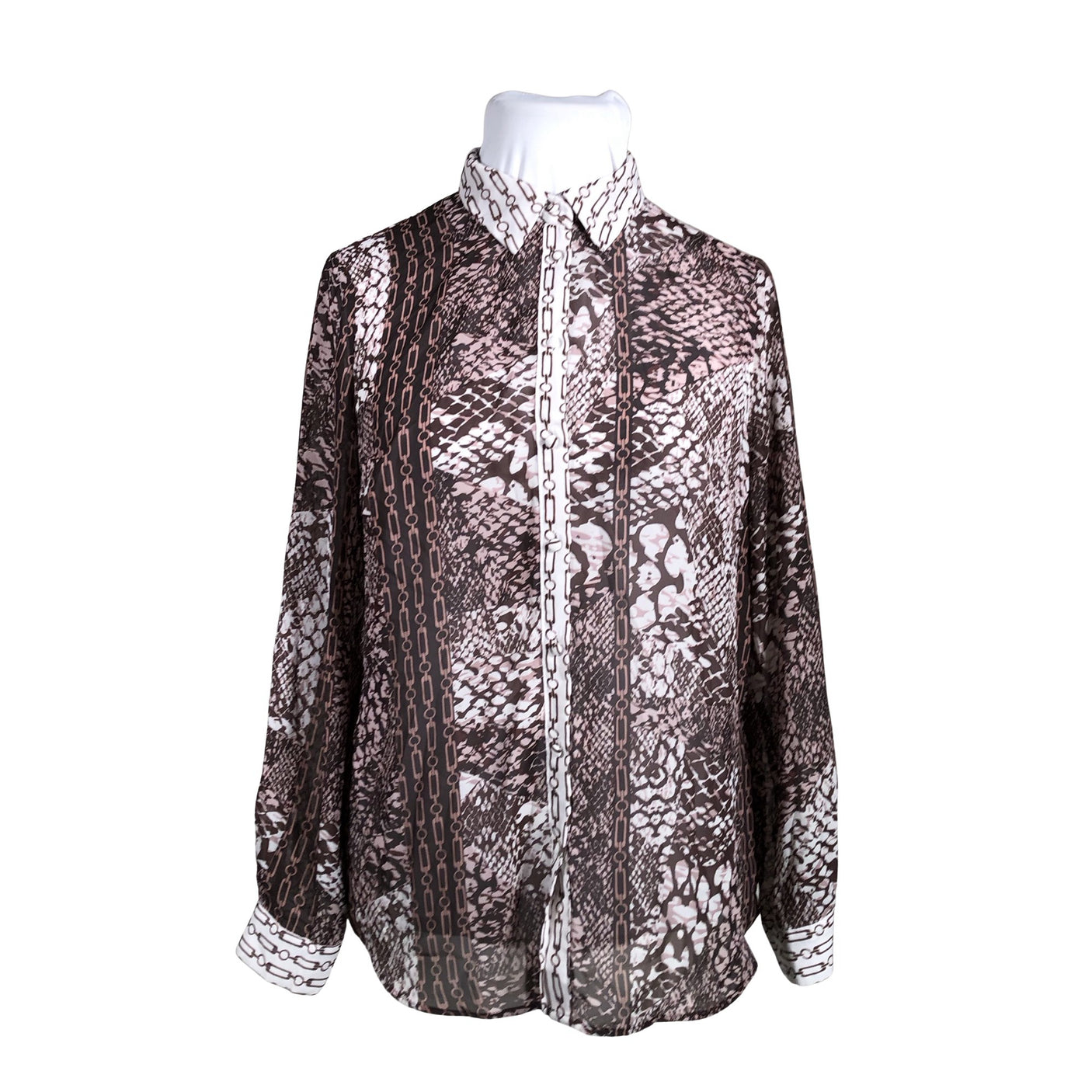 Unisex Next - Blouse, size 42 - Brown (1)