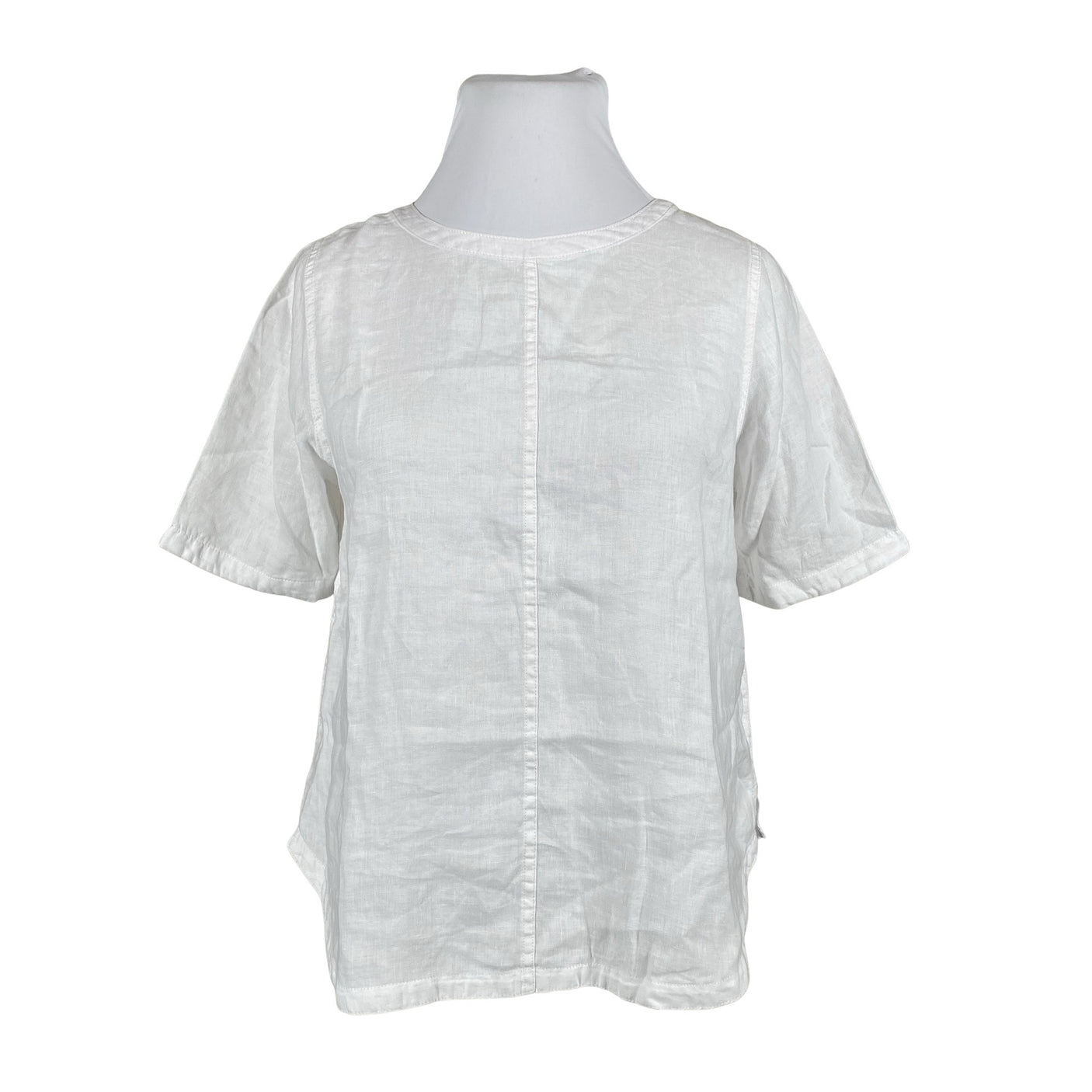 Unisex Marks&Spencer - Short-sleeved blouse, size 42 - White (1)