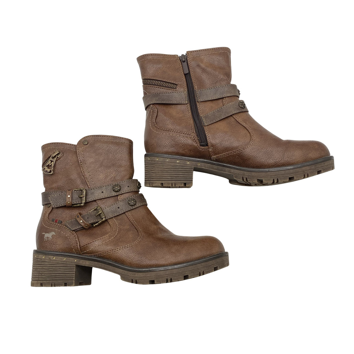 Unisex Mustang - Ankle boots, size 40 - Brown (1)