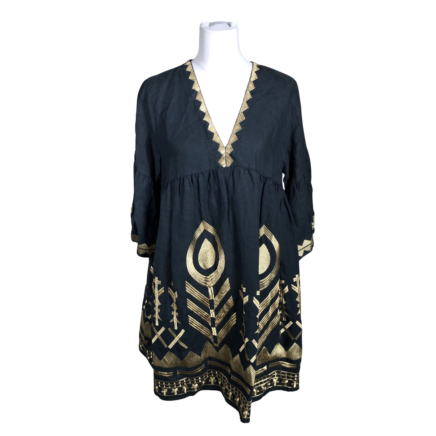 Unisex Greek Archaic Kori - Dress, size 36 - Blue (1)