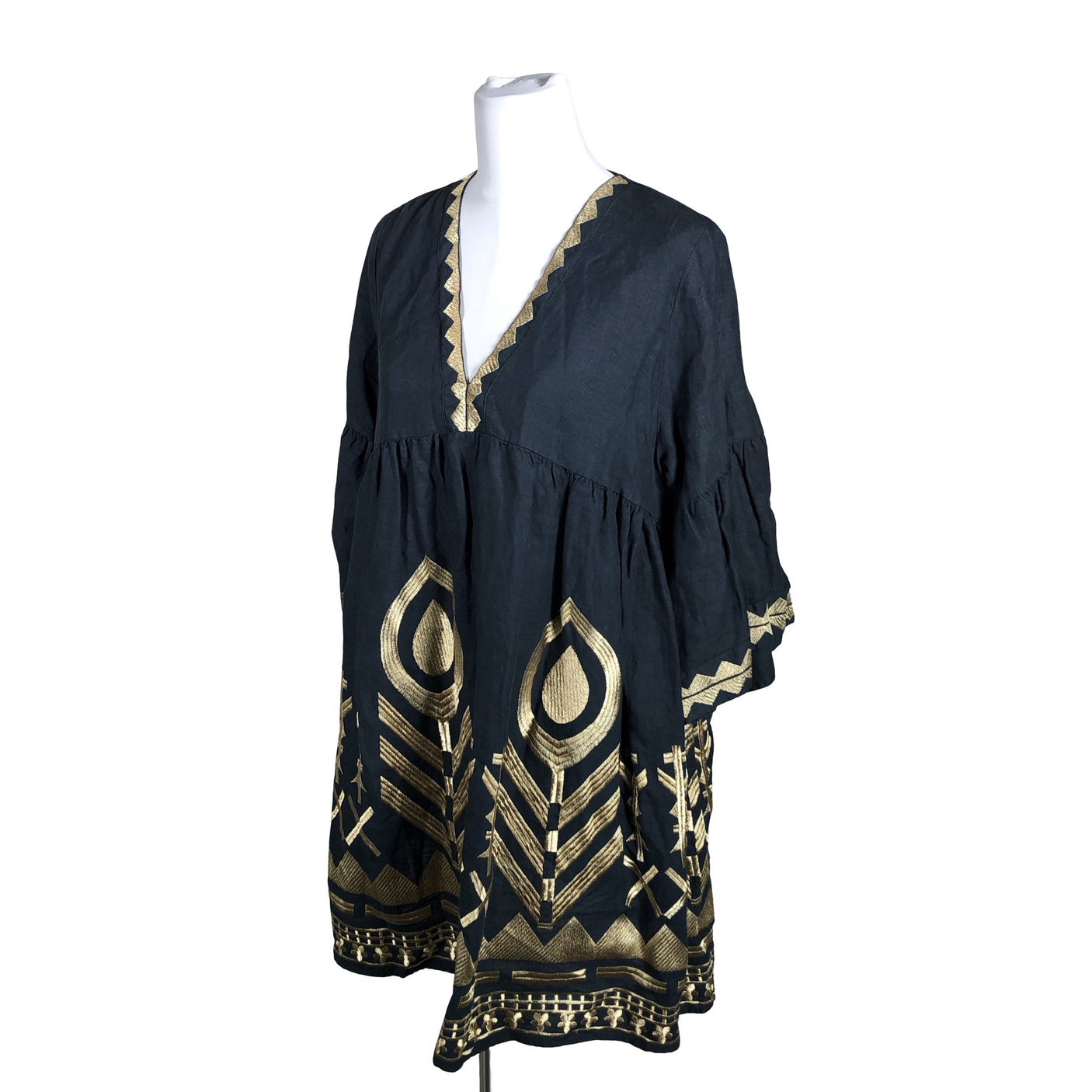 Unisex Greek Archaic Kori - Dress, size 36 - Blue (3)