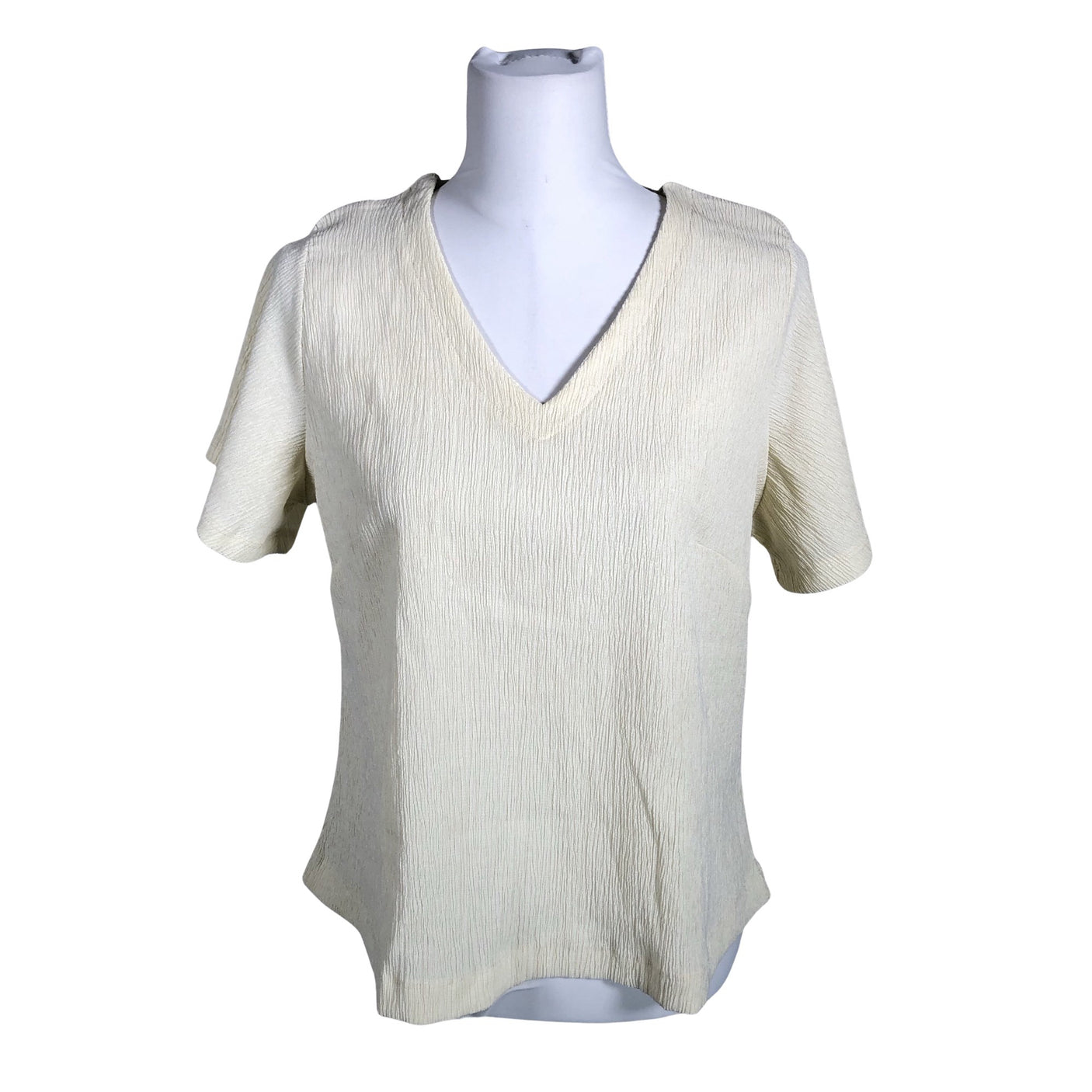 Unisex NOSH - Short-sleeved blouse, size 40 - Natural white (1)