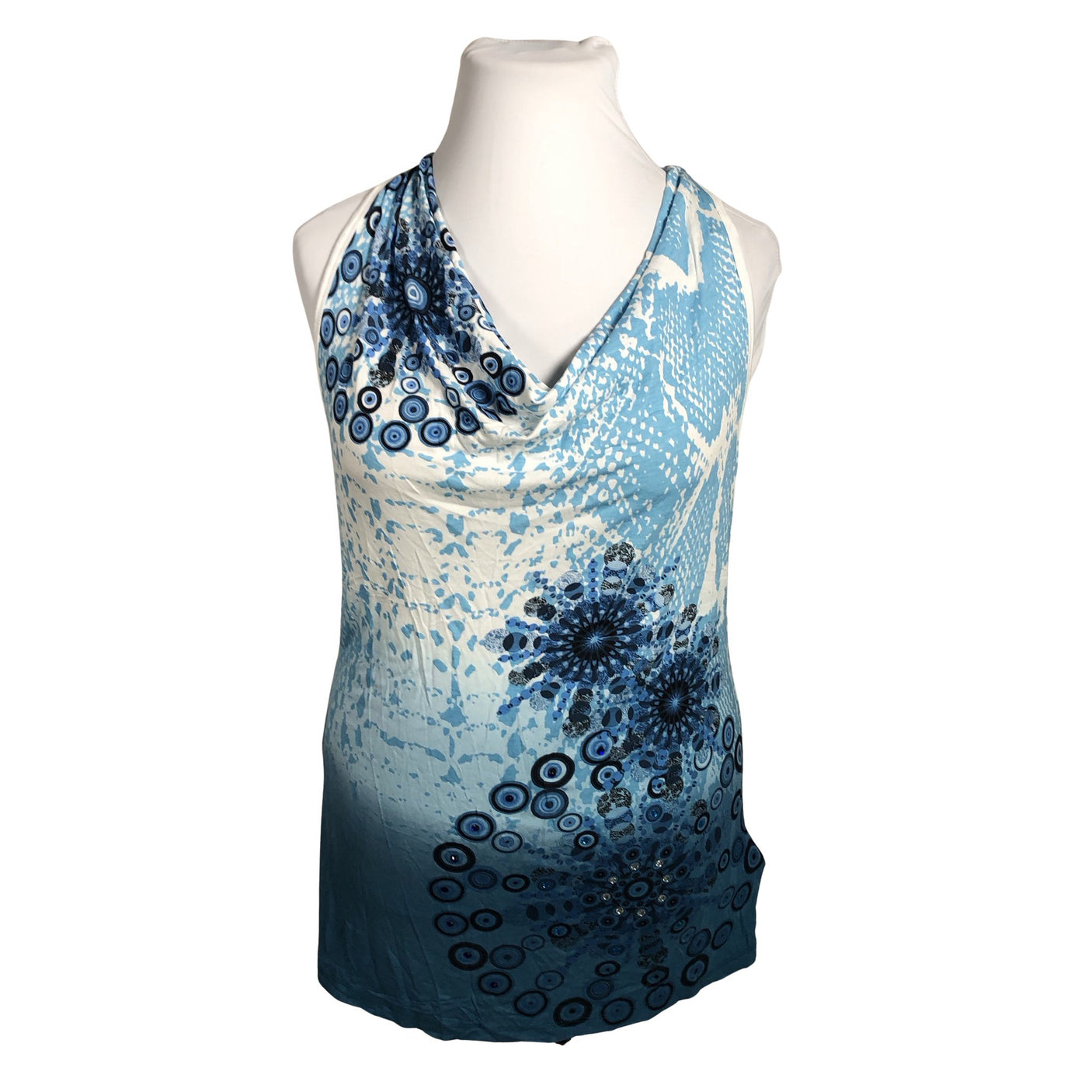 Unisex Desigual - Tricot tank top, size 42 - Turquoise (1)