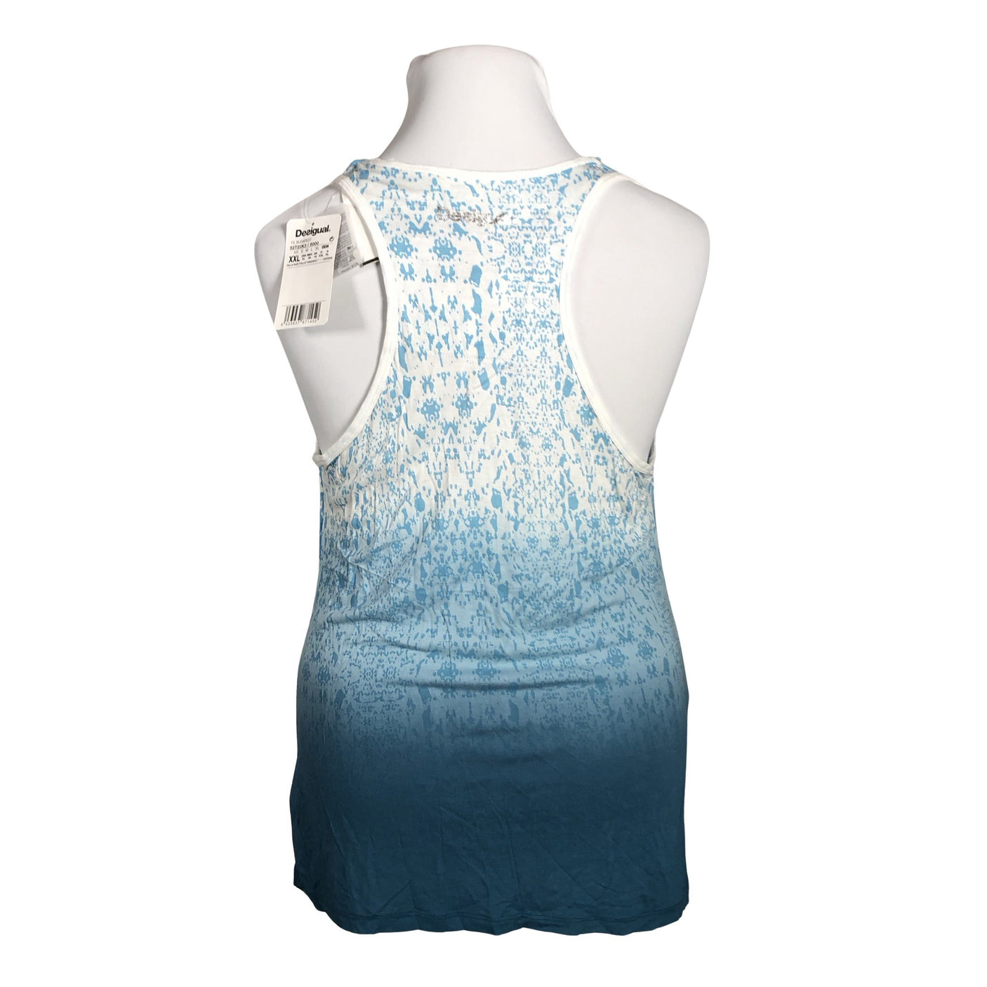 Unisex Desigual - Tricot tank top, size 42 - Turquoise (2)