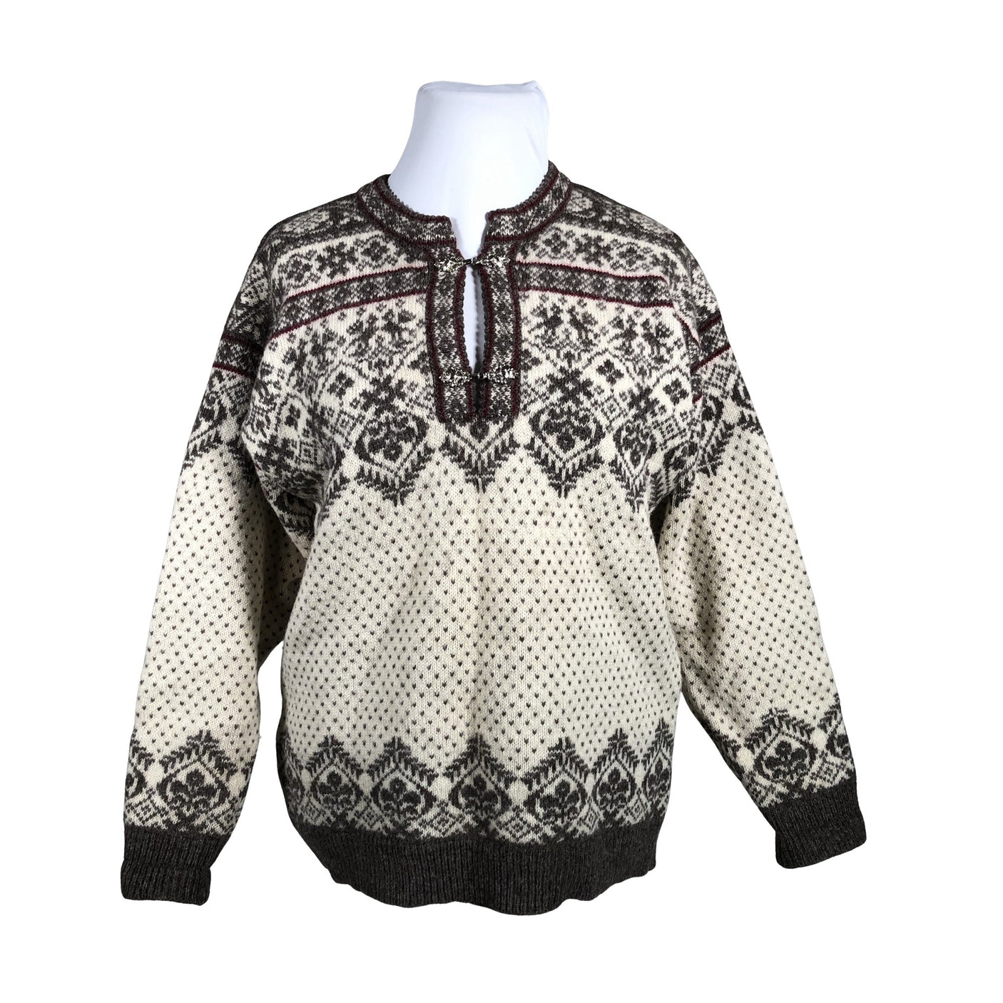 Unisex Handmade - Sweater, size 42 - Natural white (1)