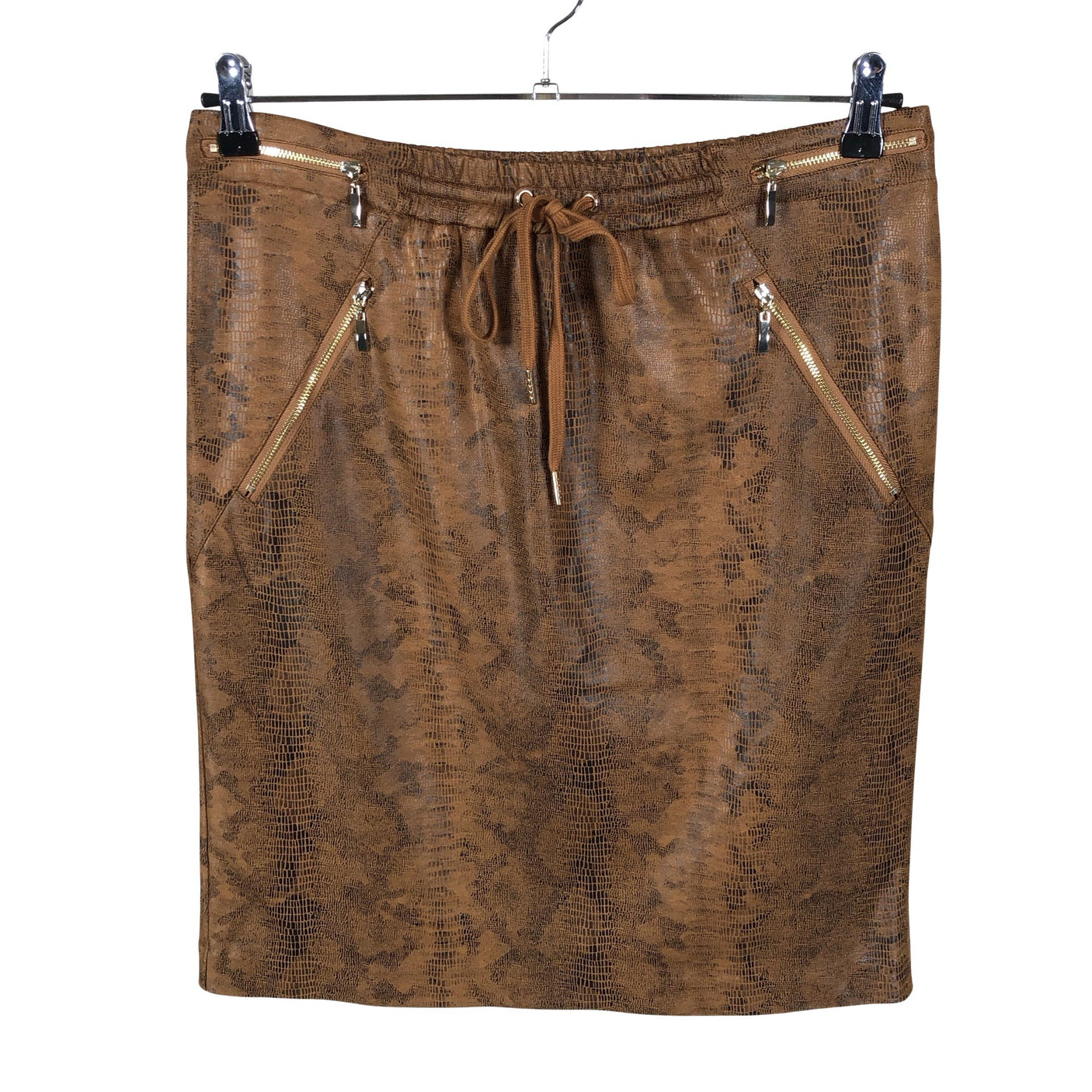 Unisex Rue de Femme - Fabric skirt, size 40 - Brown (1)