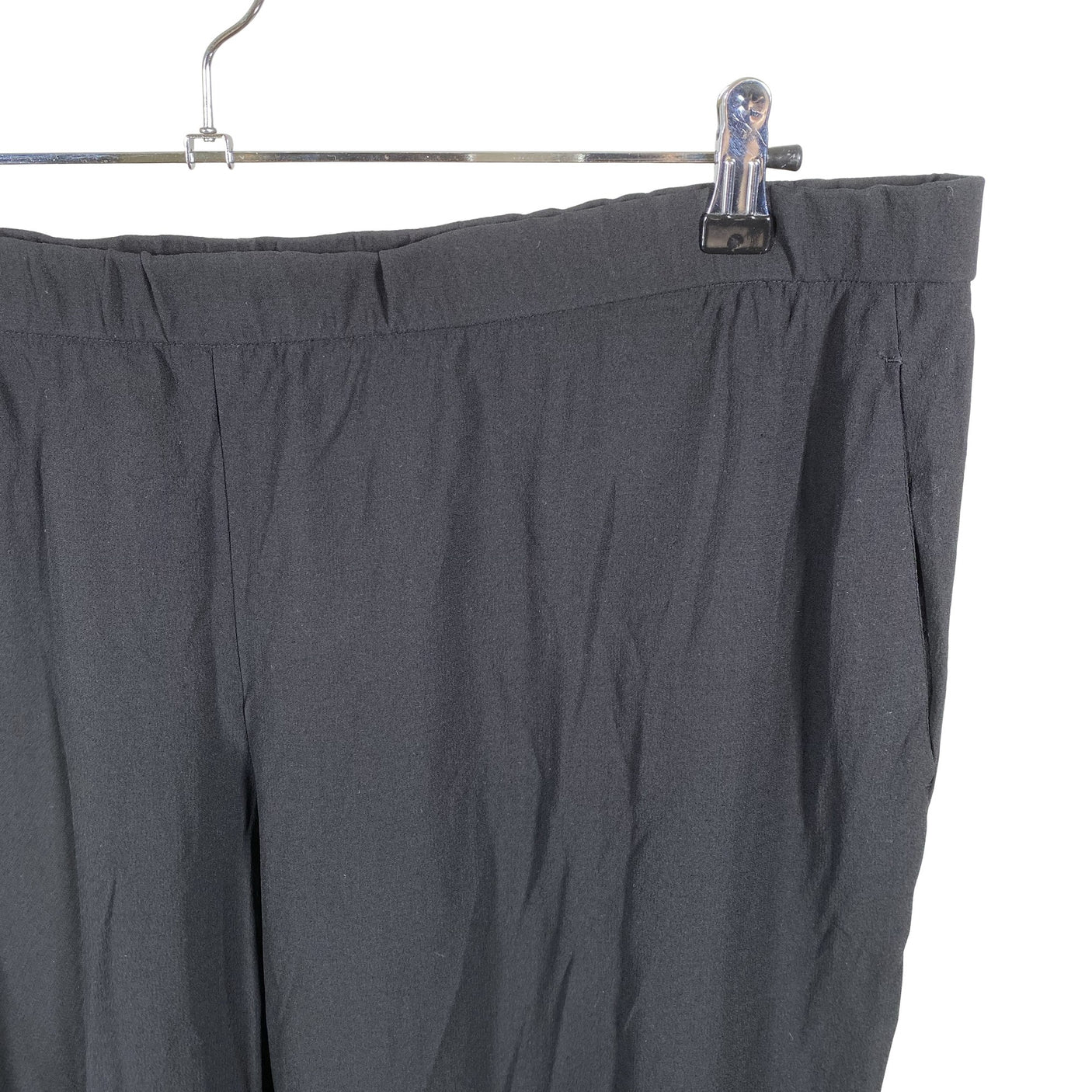 Unisex Eileen Fisher - Schiffon trousers, size 48 - Black (3)