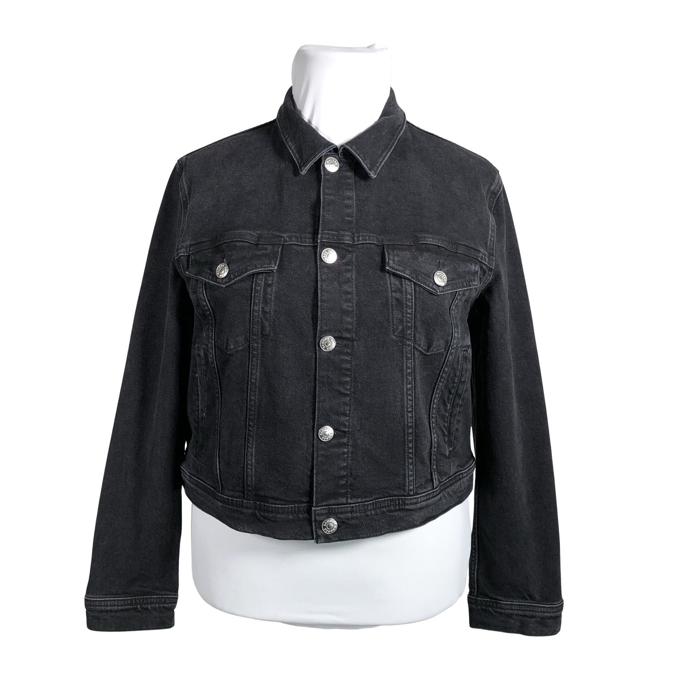 Unisex Samsoe&Samsoe - Denim jacket, size 42 - Gray (1)
