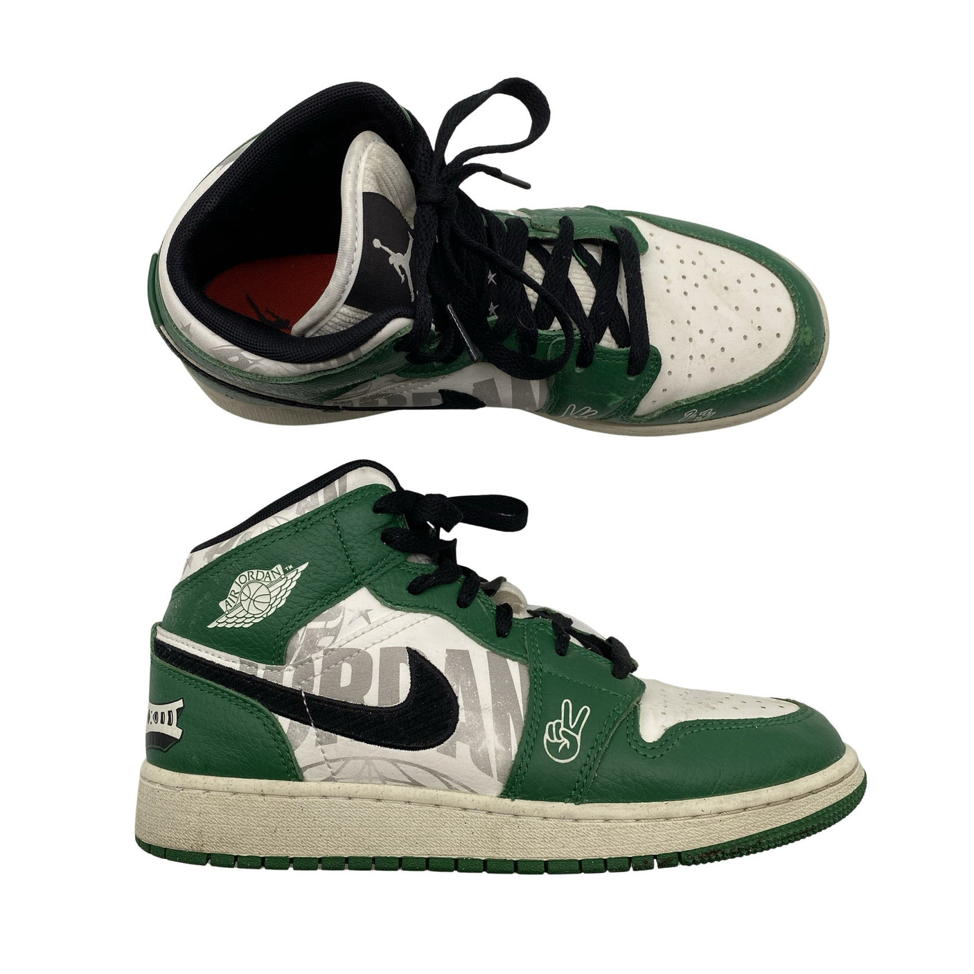Unisex Jordan (Nike) - Casual sneakers, size 38 - Green (1)