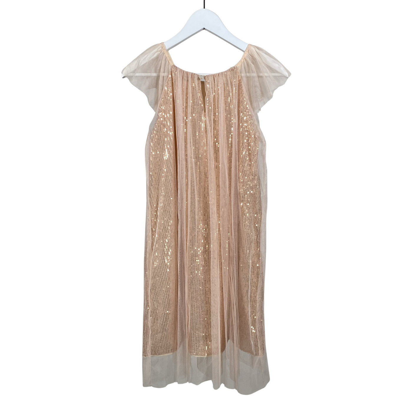 Unisex Dolly By Le Petit Tom - Party dress, size 152 - 158 - Light pink (2)