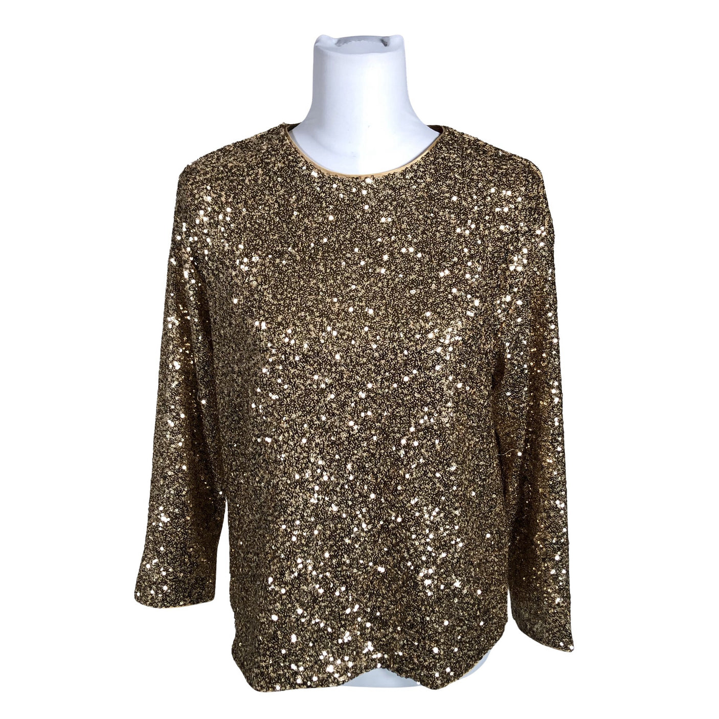 Unisex Esprit - Party shirt, size 34 - Gold (1)