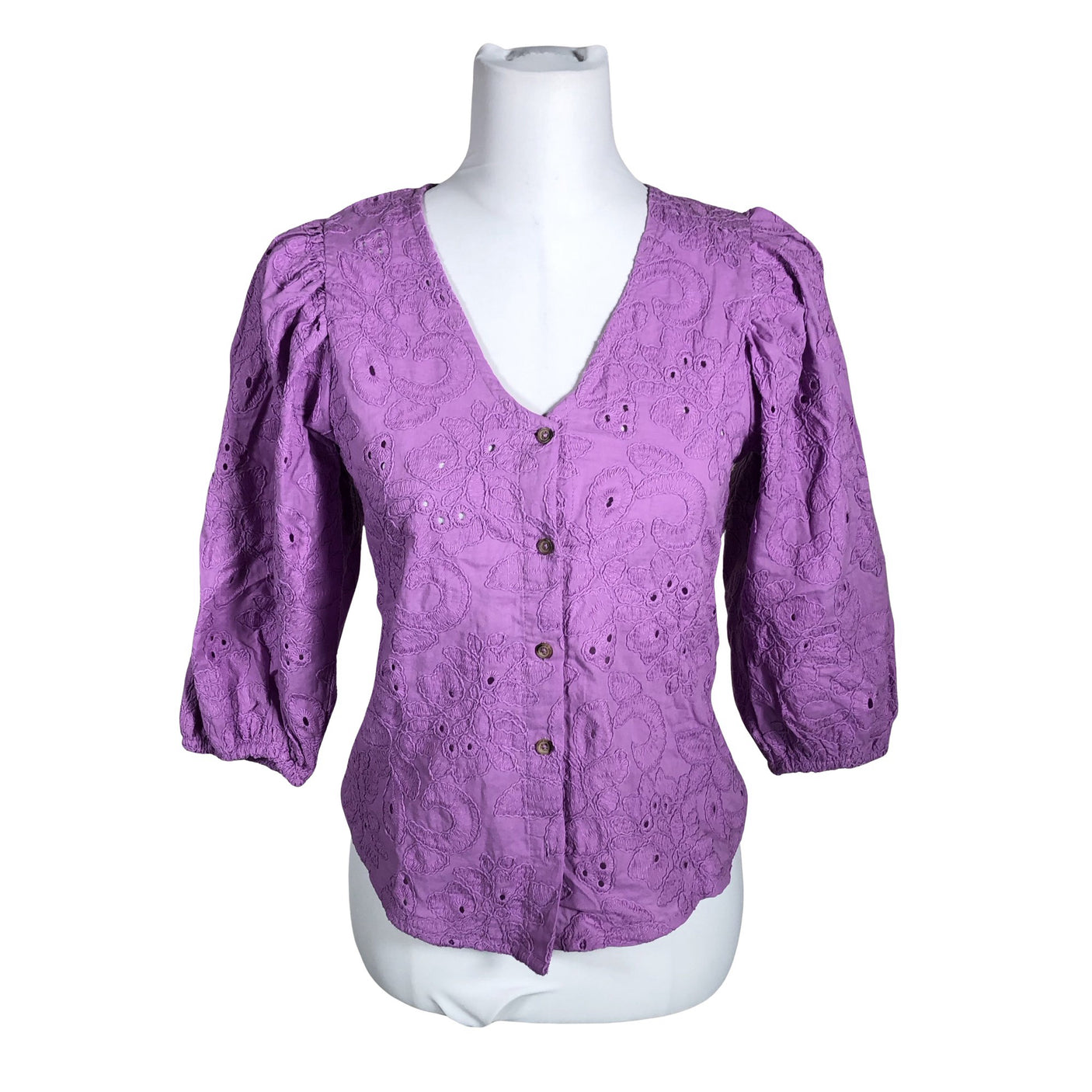Unisex Selected - Blouse, size 34 - Violet (1)