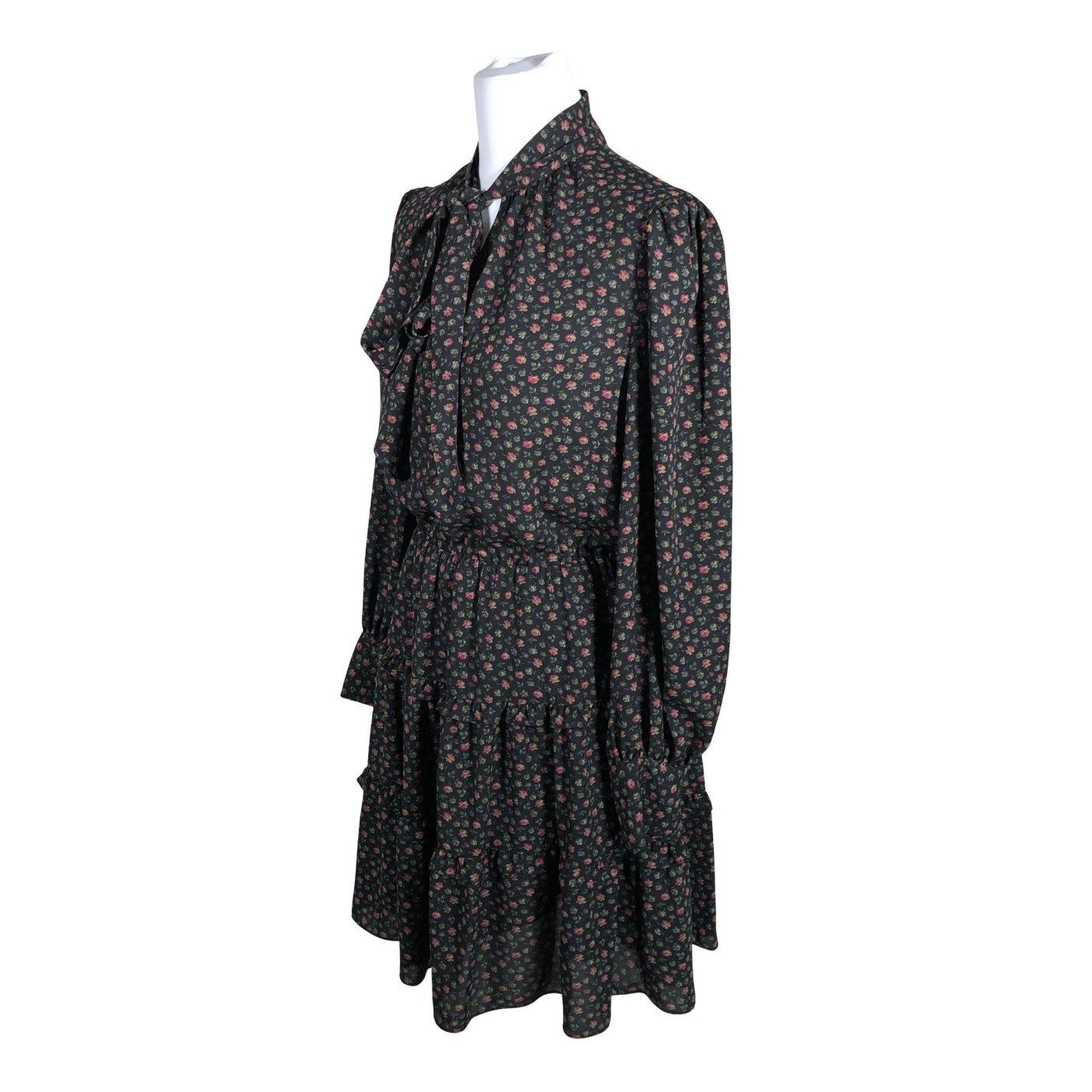 Unisex Lauren Ralph Lauren - Schiffon dress, size 36 - Black (3)
