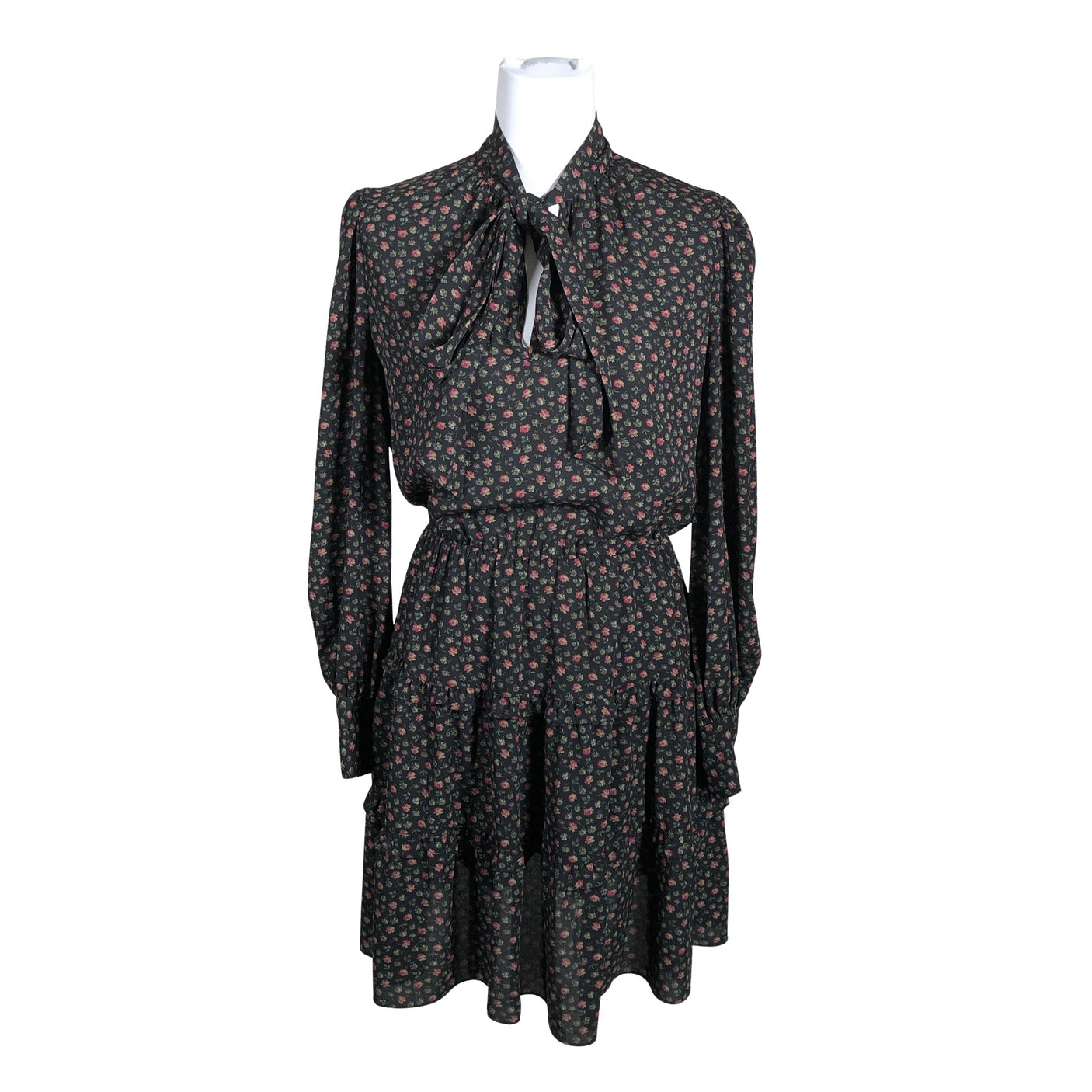 Unisex Lauren Ralph Lauren - Schiffon dress, size 36 - Black (1)