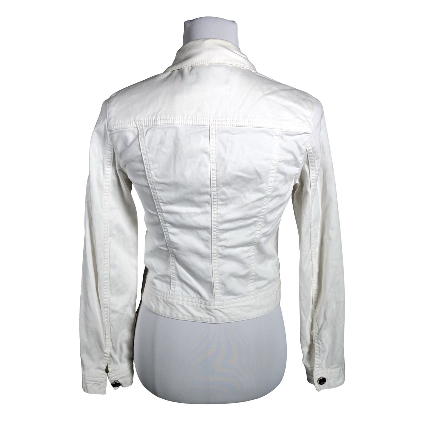 Unisex Your Face - Denim jacket, size 34 - White (2)