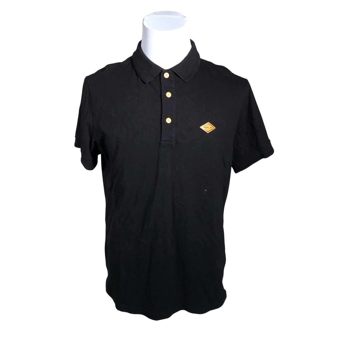 Unisex Replay - Polo shirt, size XL - Black (1)