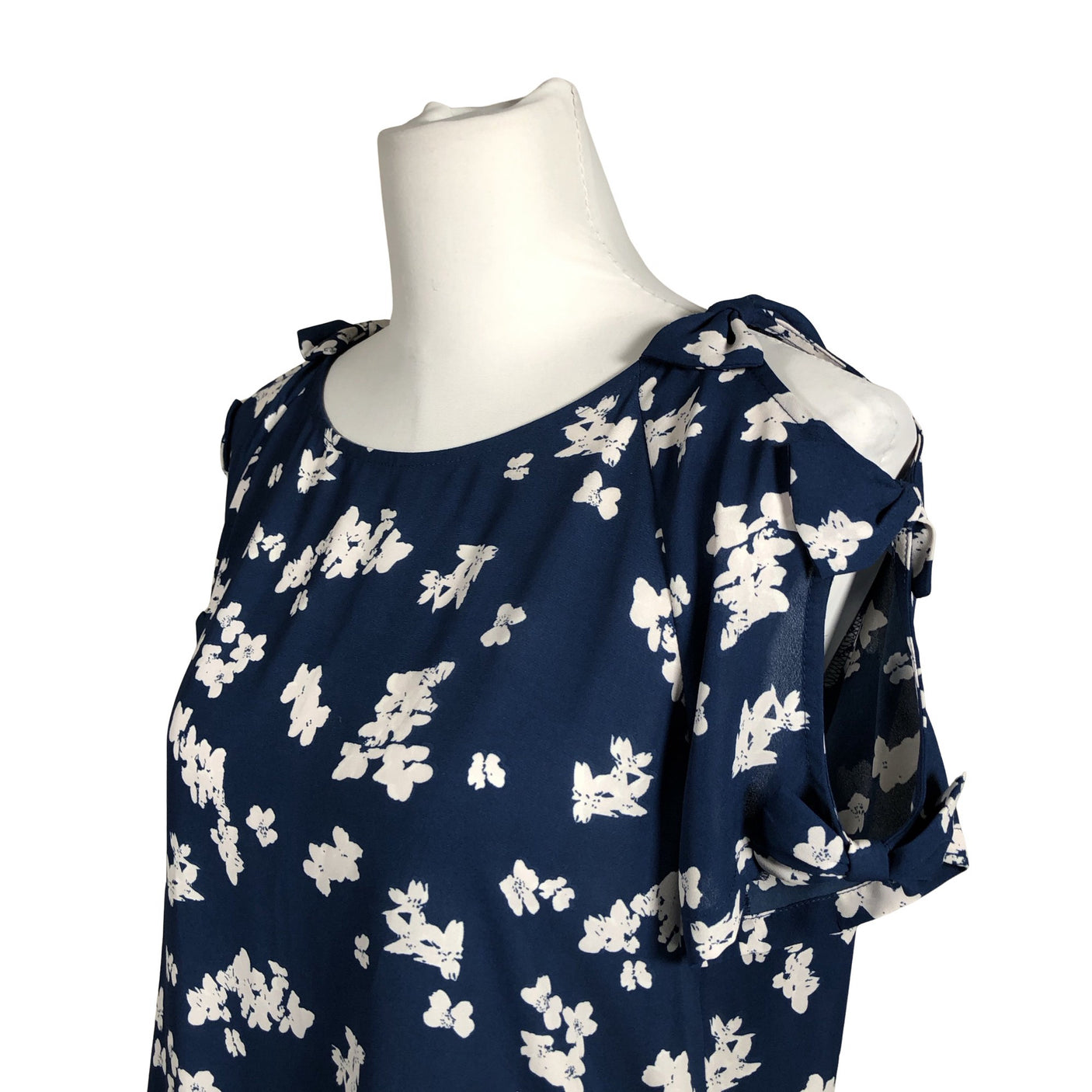 Unisex Ivanka Trump - Short-sleeved blouse, size 38 - Blue (2)
