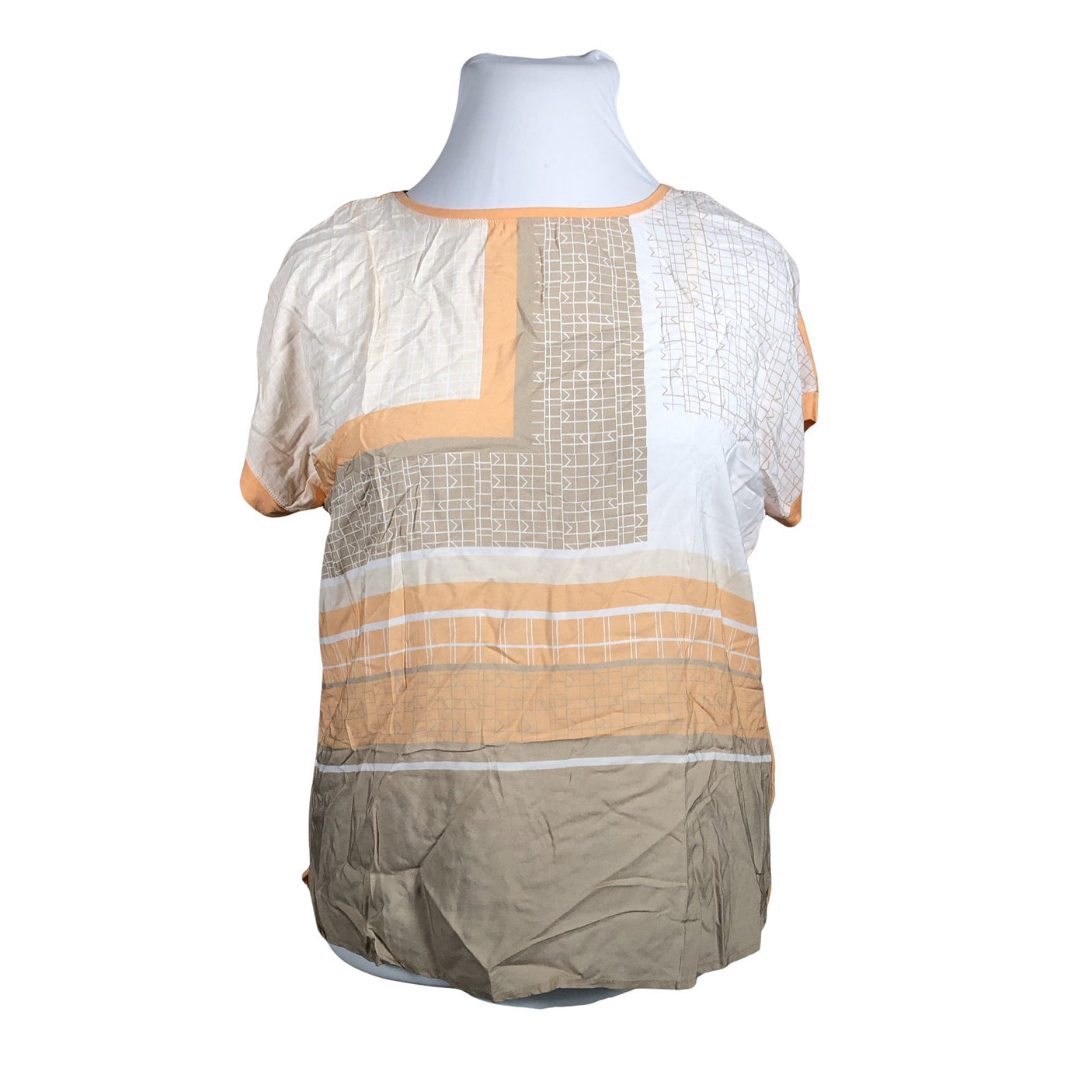 Unisex Gerry Weber - Short-sleeved blouse, size 42 - Orange (1)