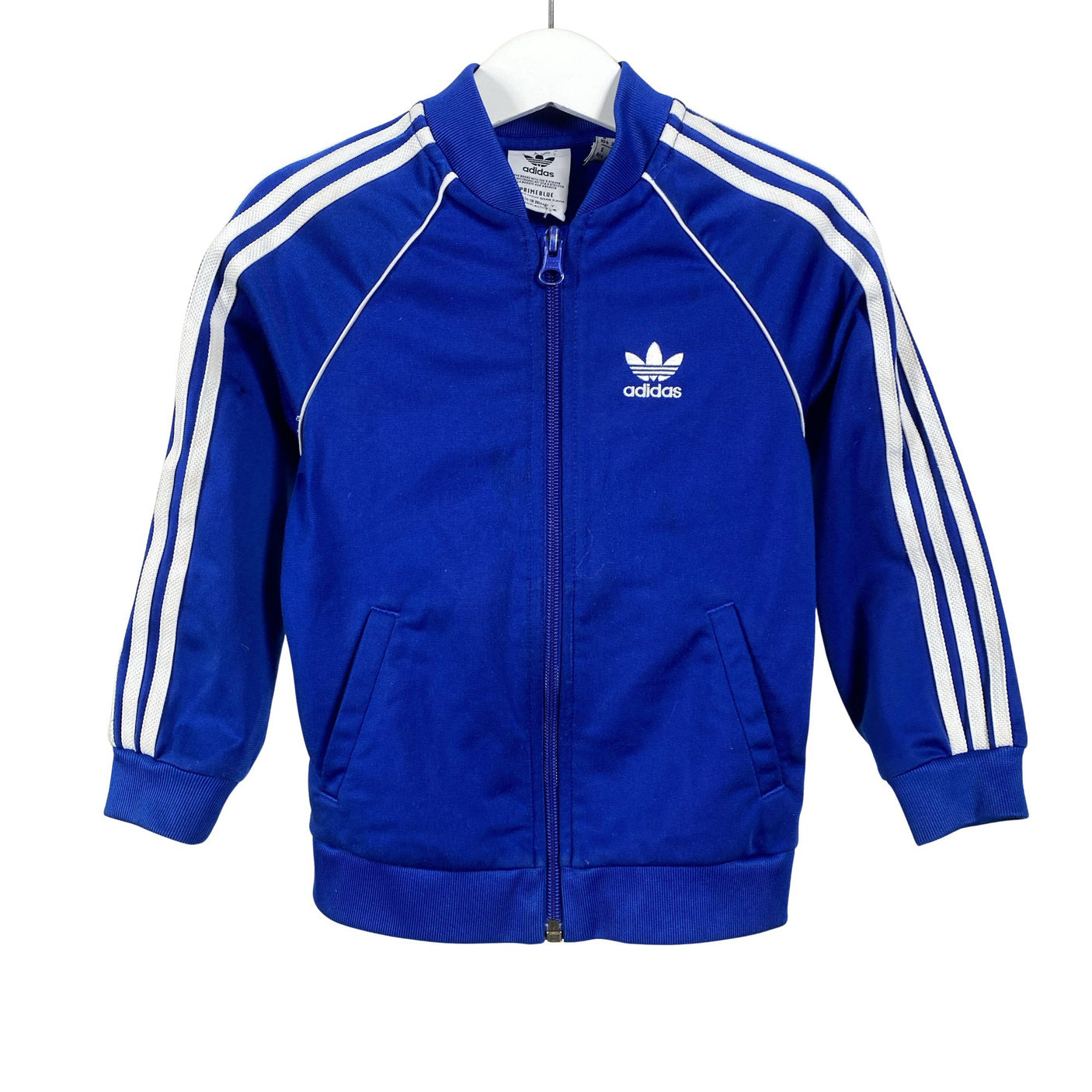 Unisex Adidas - Track jacket, size 98 - 104 - Blue (1)