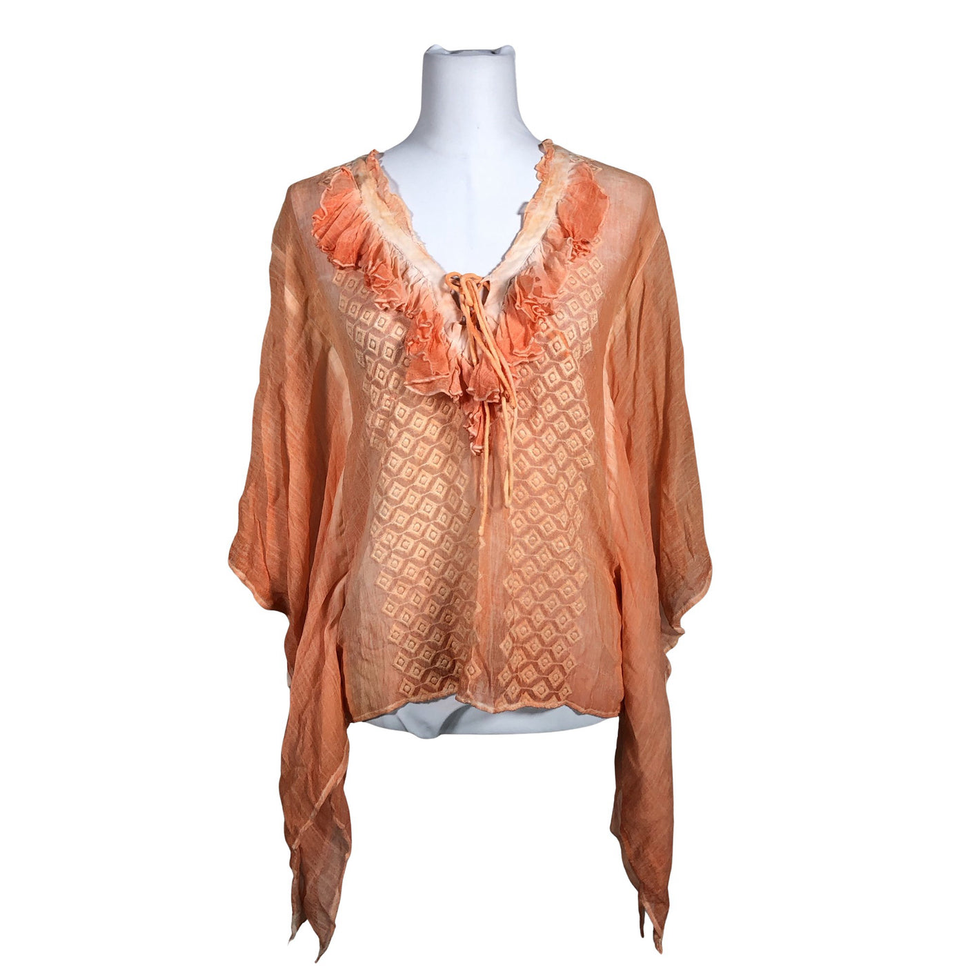 Unisex Gina - Blouse, size 36 - Orange (1)