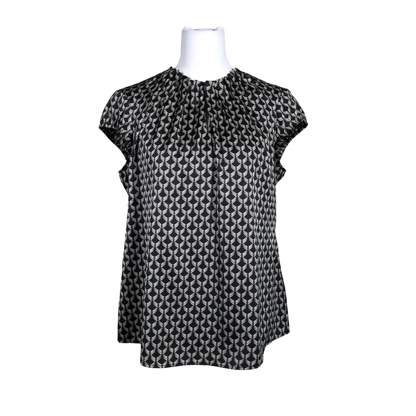Unisex Comma - Short-sleeved blouse, size 40 - Black (1)