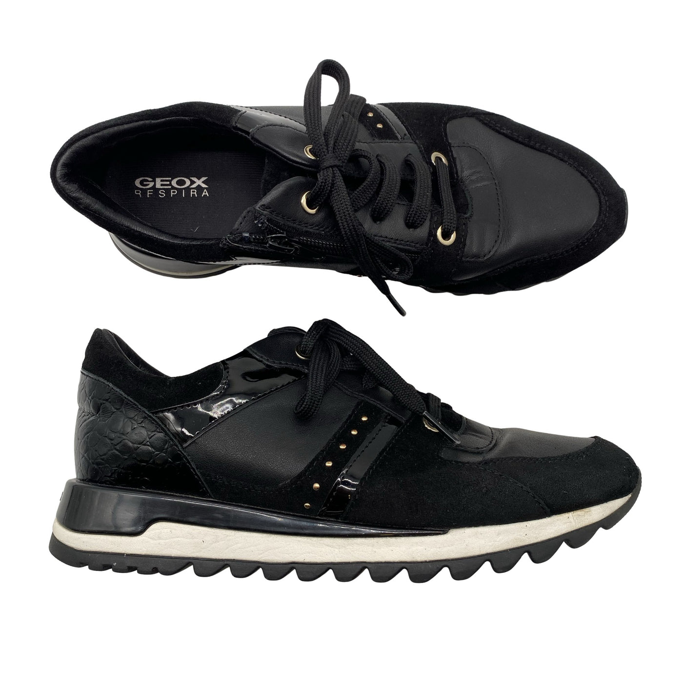 Unisex Geox - Casual sneakers, size 39 - Black (1)