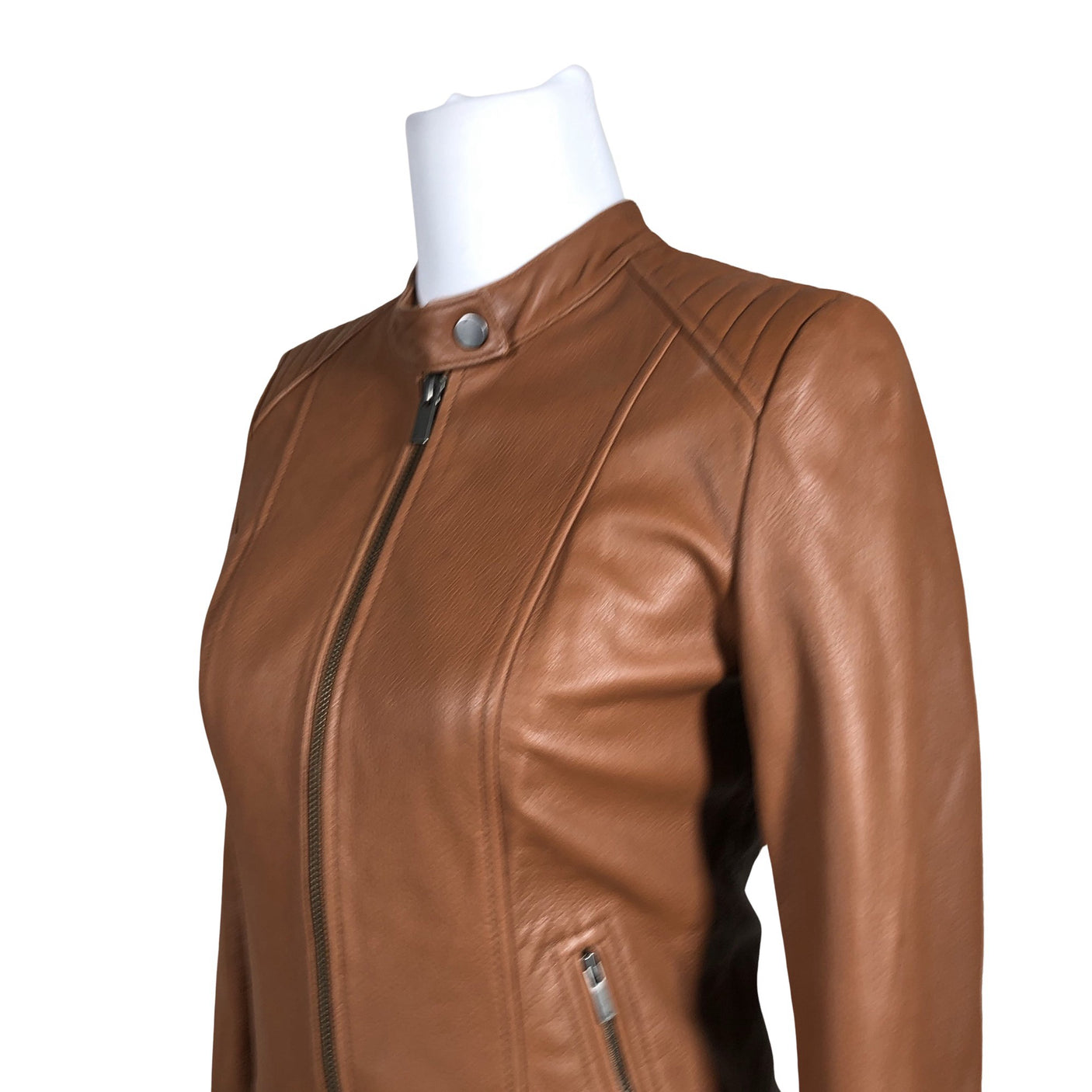 Unisex Marcs - Leather jacket, size 36 - Brown (2)