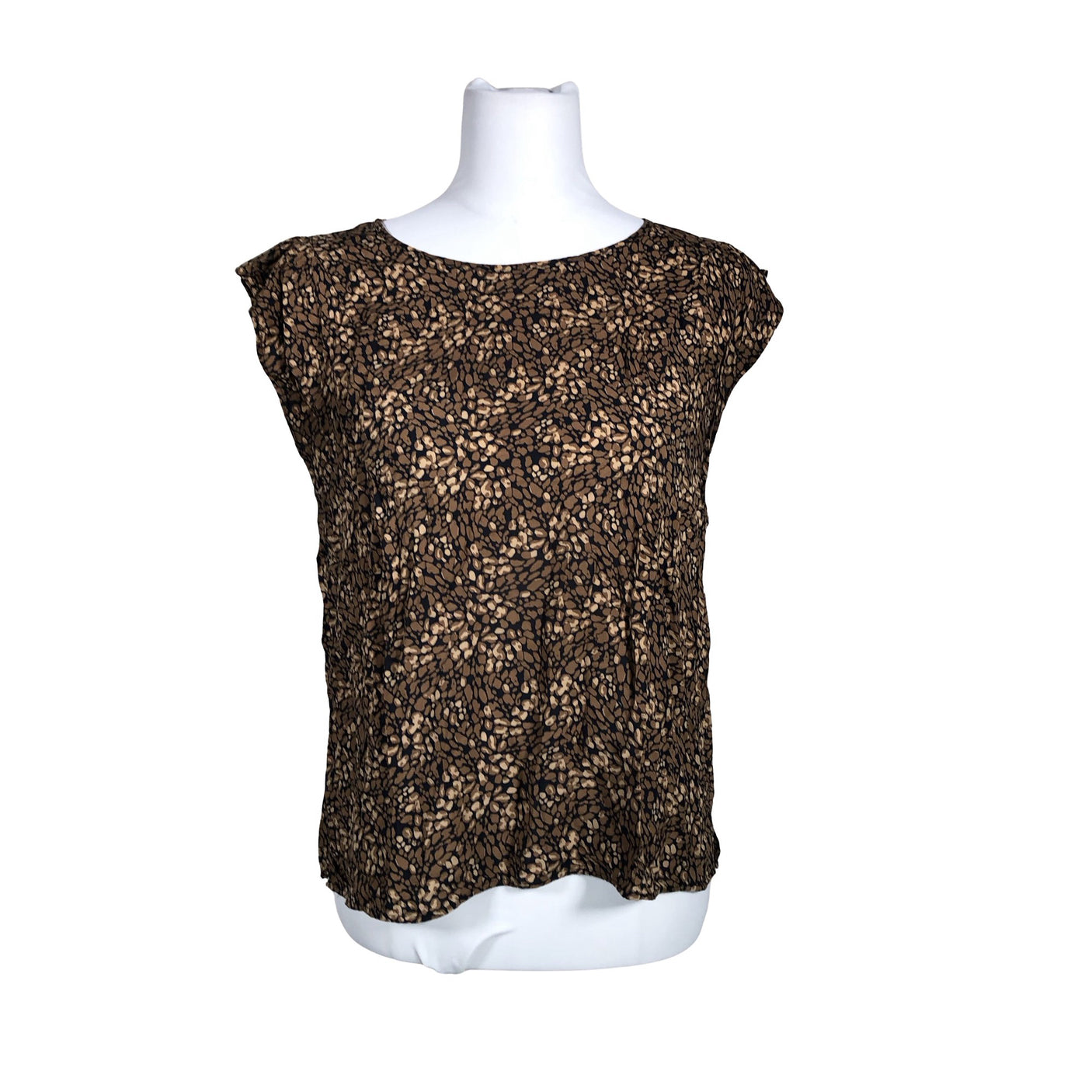 Unisex Opus - Short-sleeved blouse, size 38 - Brown (1)