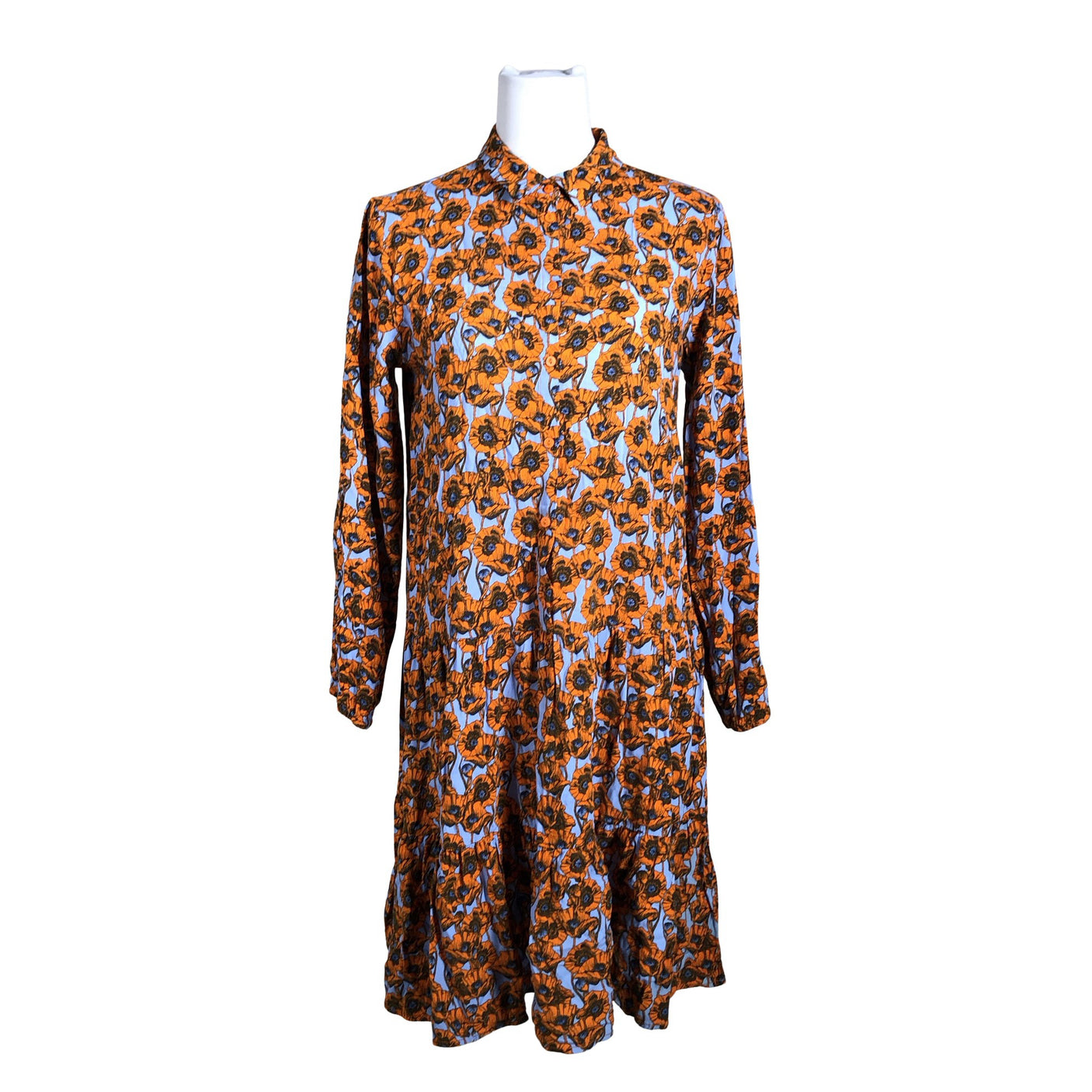Unisex MSCH Copenhagen - Dress, size 38 - Orange (1)