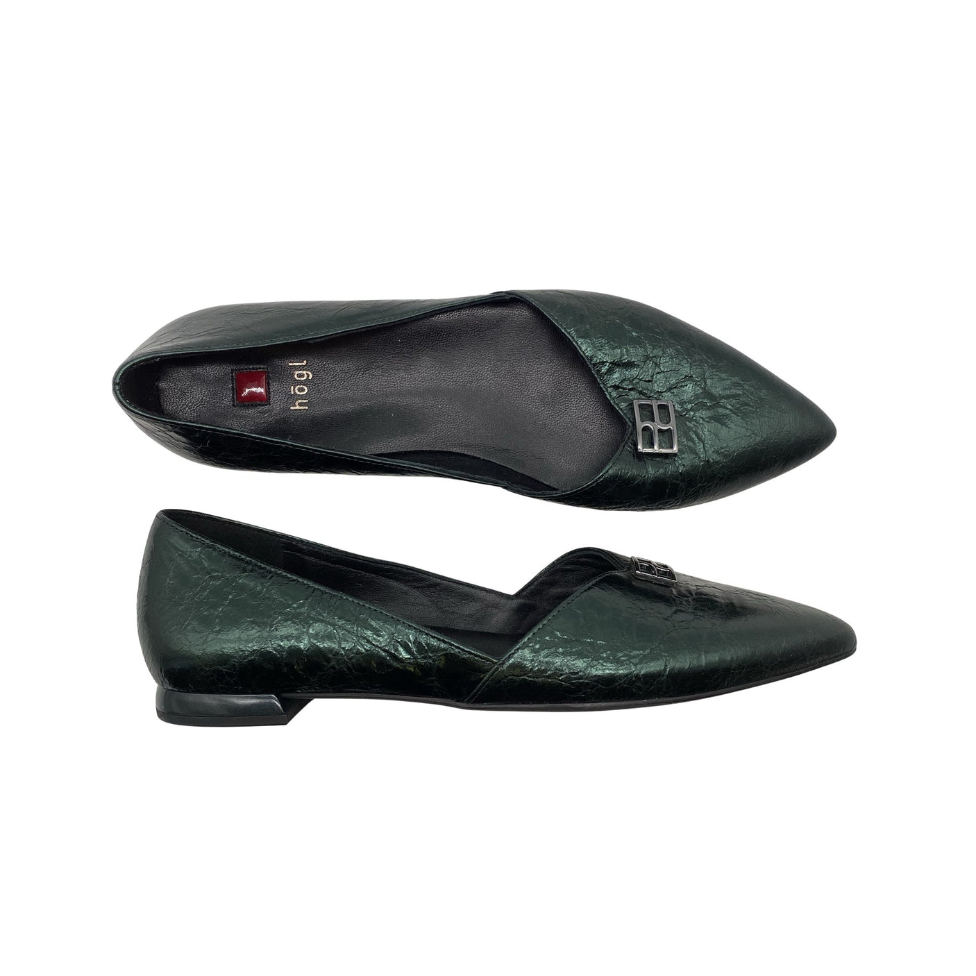 Unisex Högl - Ballerinas, size 37 - Green (1)