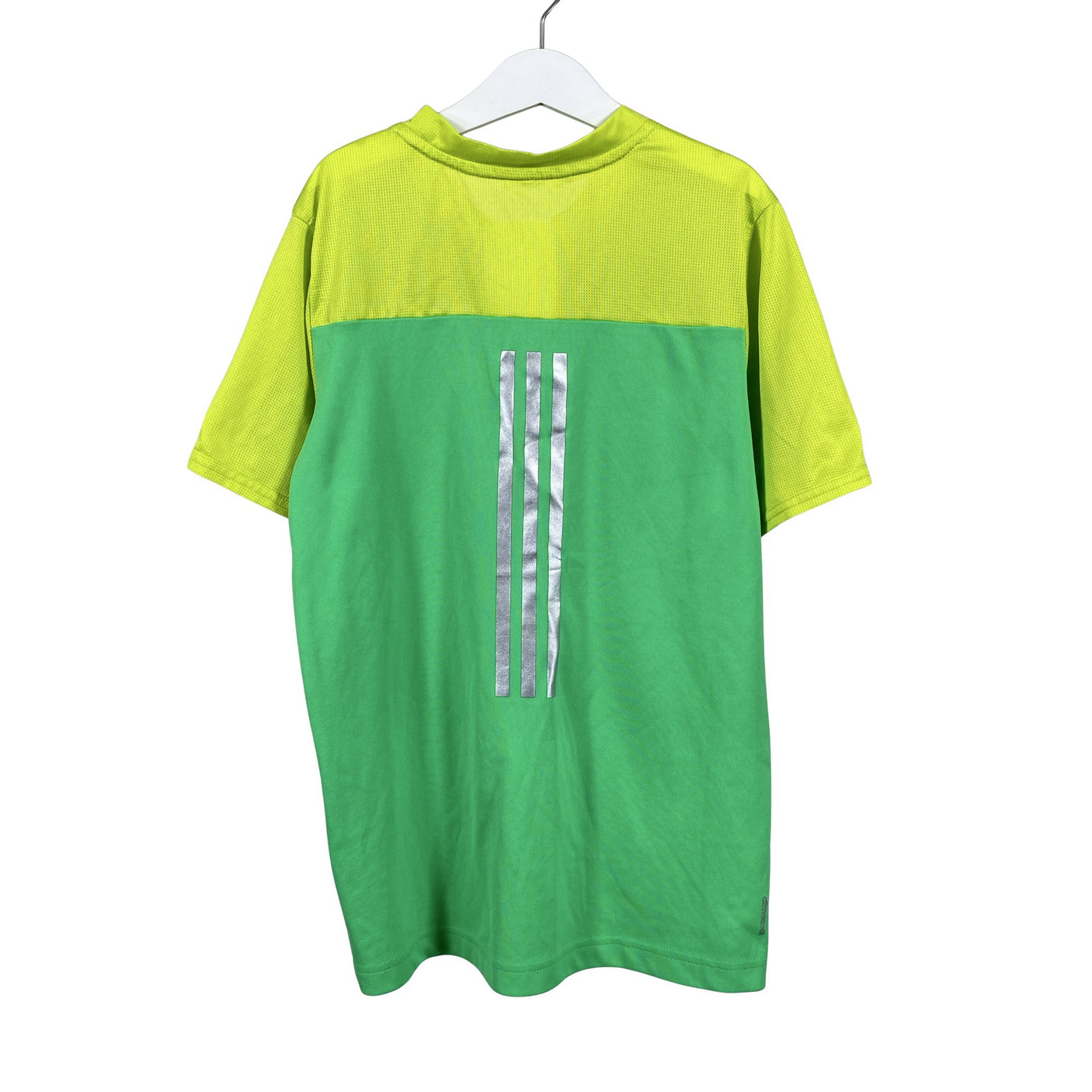 Unisex Adidas - Sports shirt, short sleeve, size 122 - 128 - Green (2)