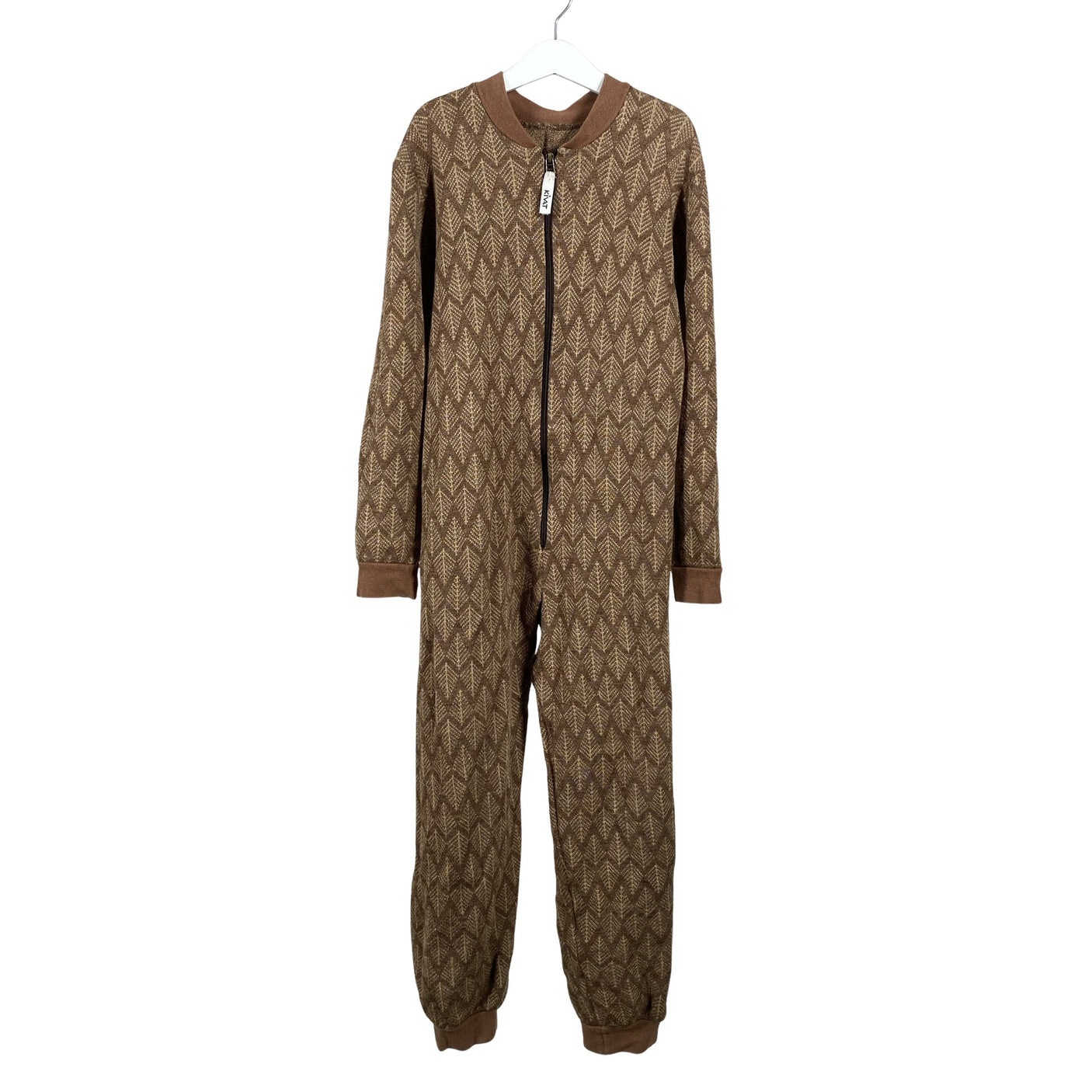 Unisex Kivat - Wool overall, size 140 - 146 - Brown (1)
