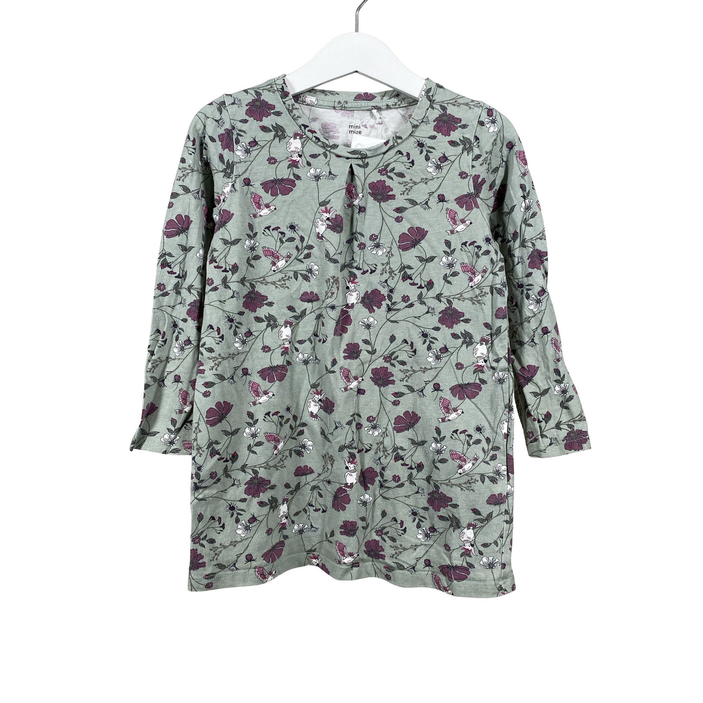 Unisex Mini Mize - Tricot dress, size 104 - 110 - Green (1)