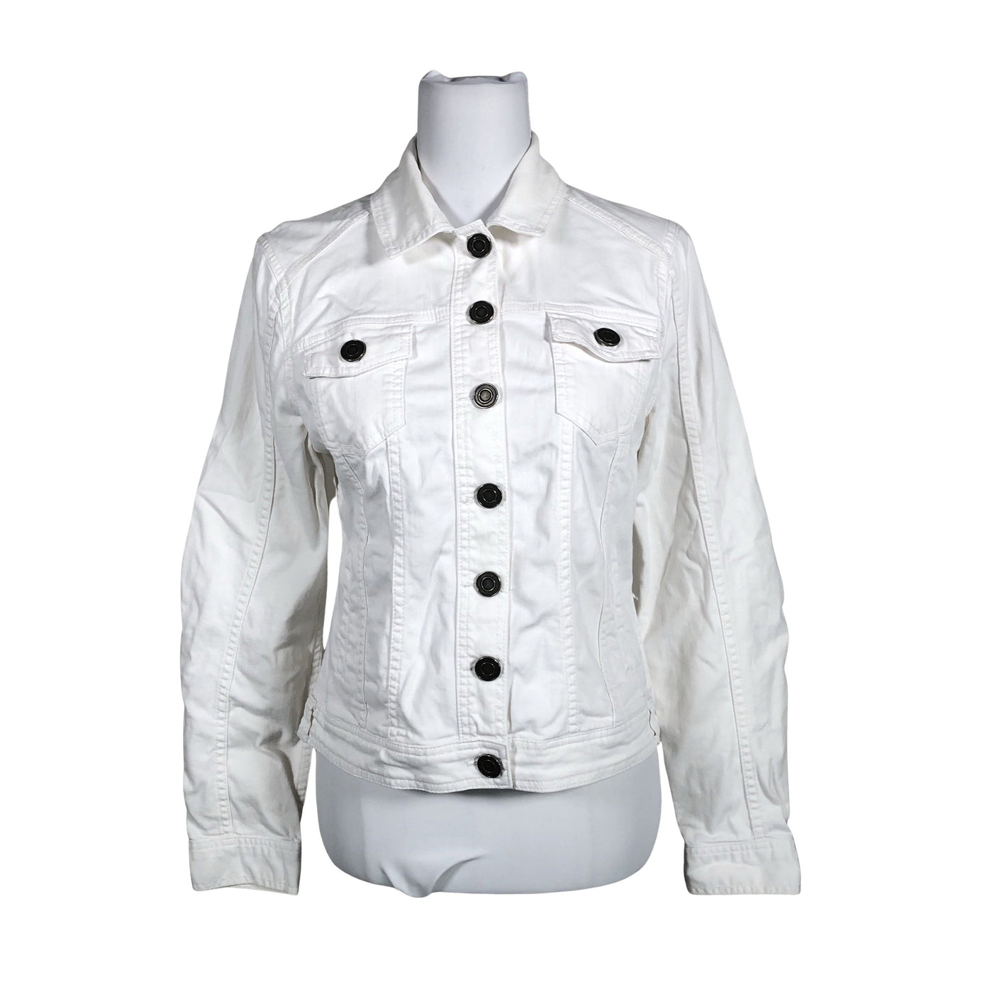 Unisex Modest - Denim jacket, size 40 - White (1)